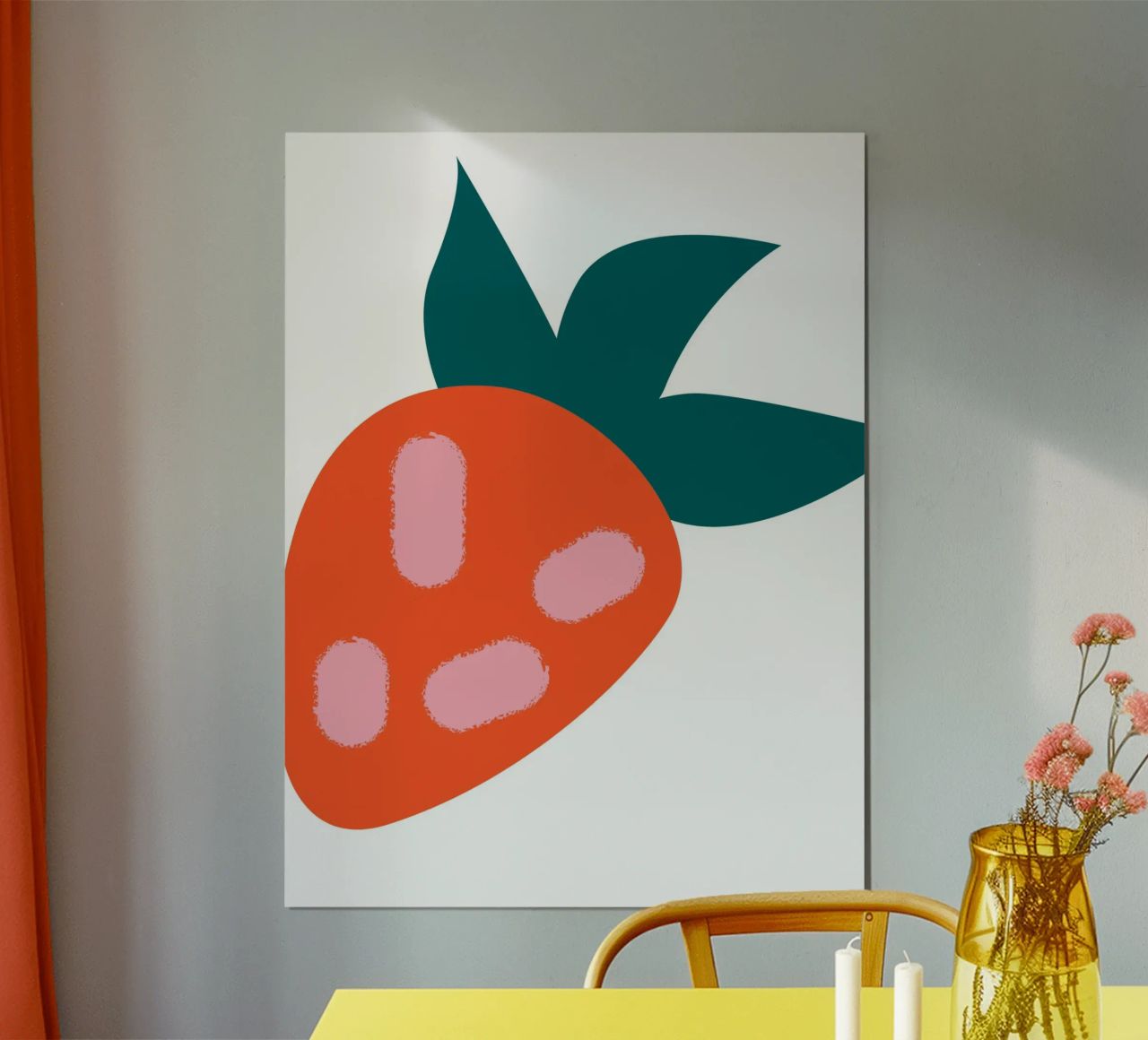Strawberry poster by LisaArtes