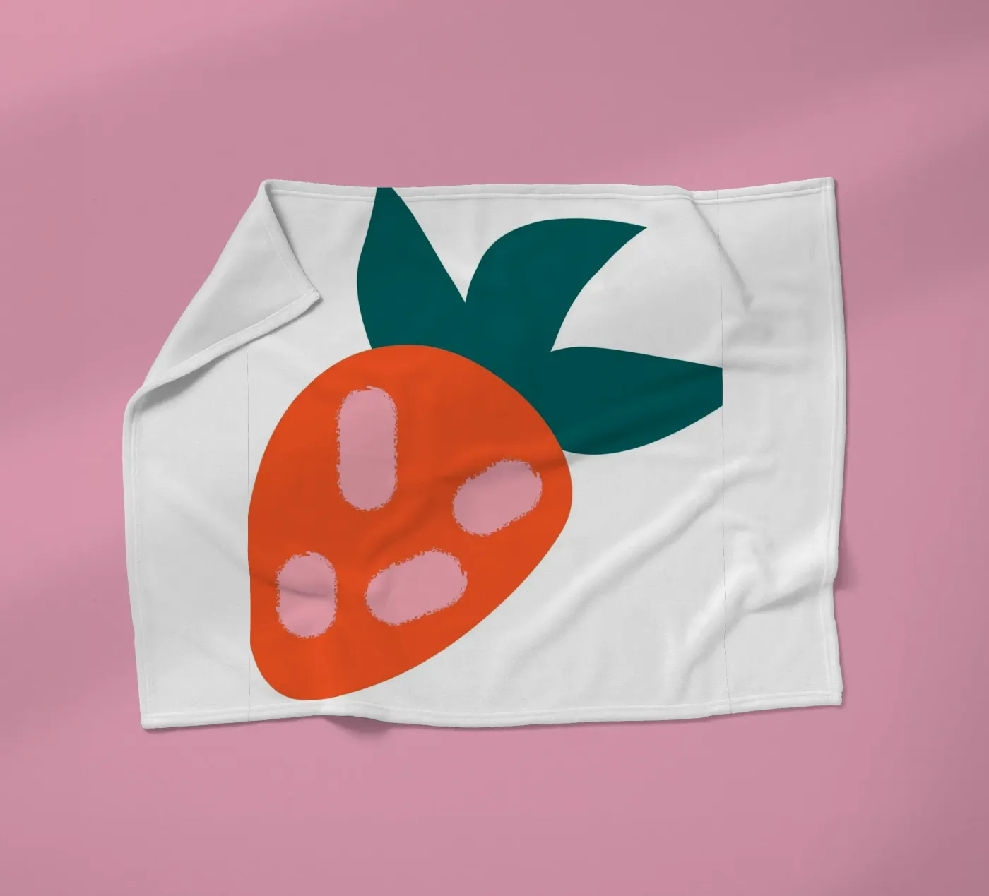 Strawberry Fleecedecke von LisaArtes