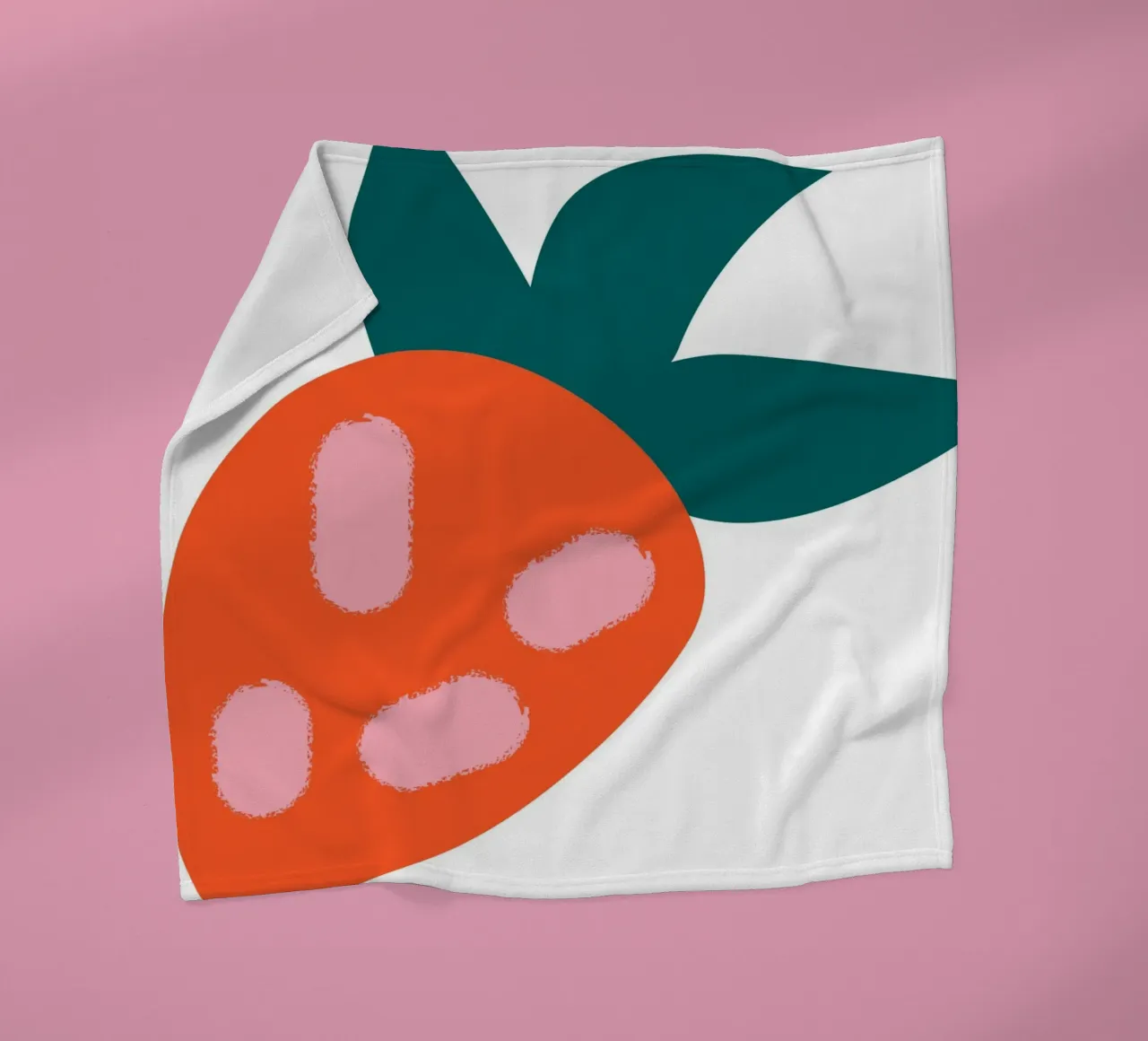 Strawberry fleecedeken van LisaArtes