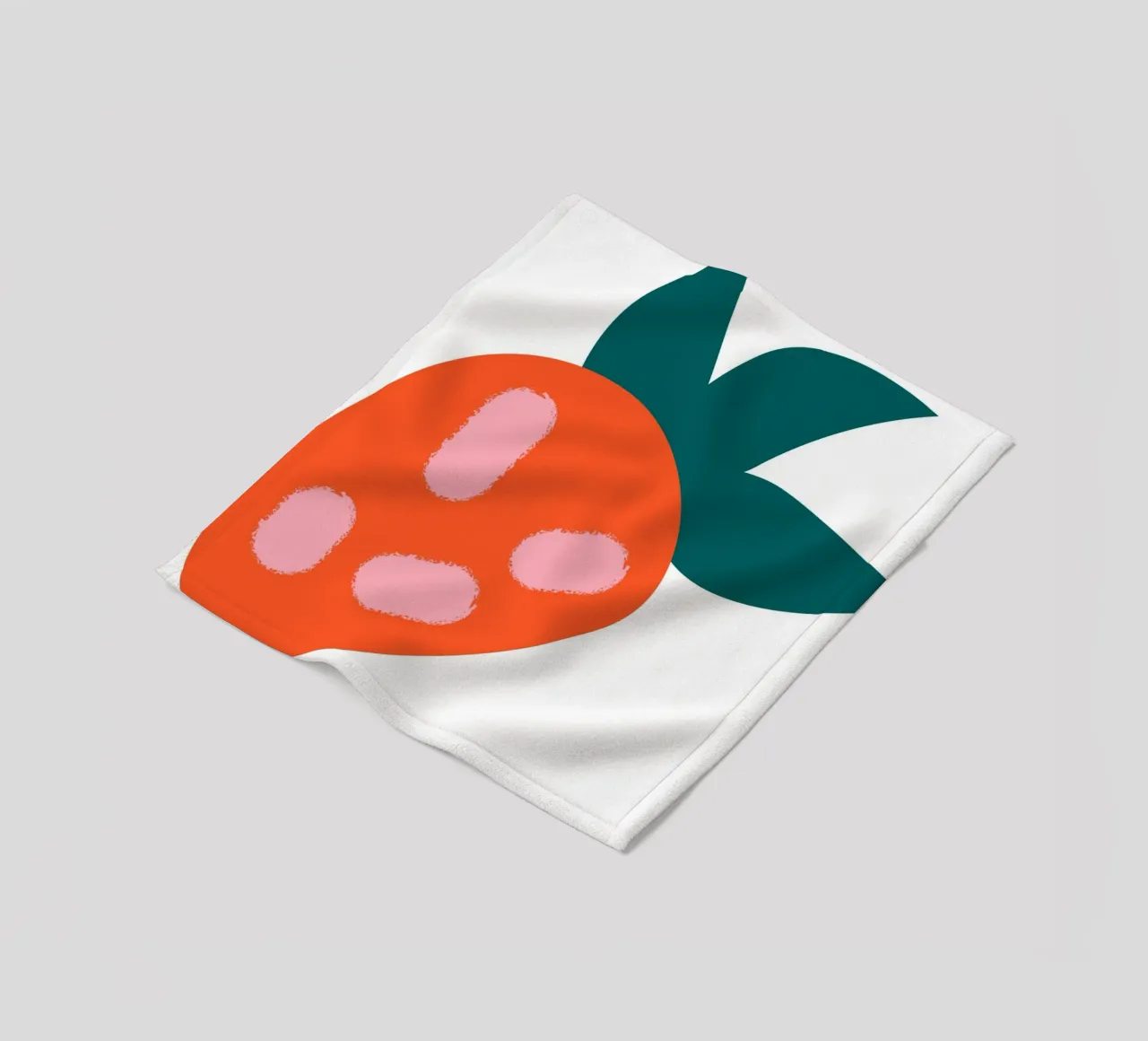 Strawberry fleecedeken van LisaArtes