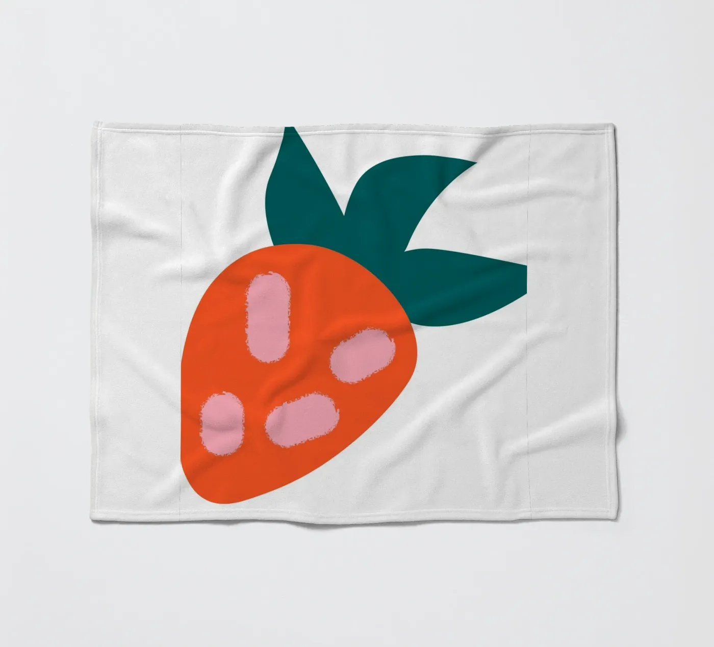 Strawberry Fleecedecke von LisaArtes