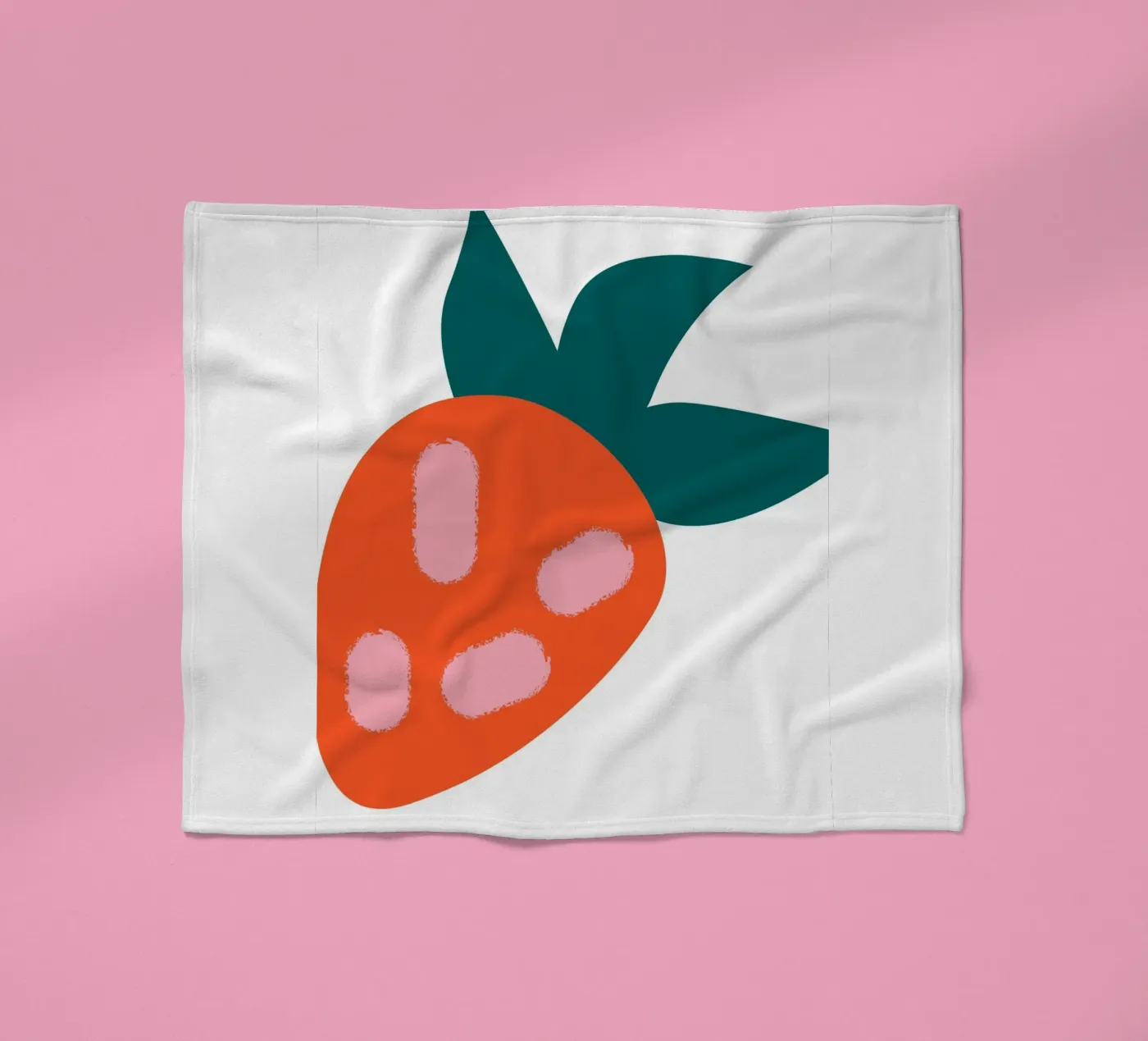 Strawberry Fleecedecke von LisaArtes