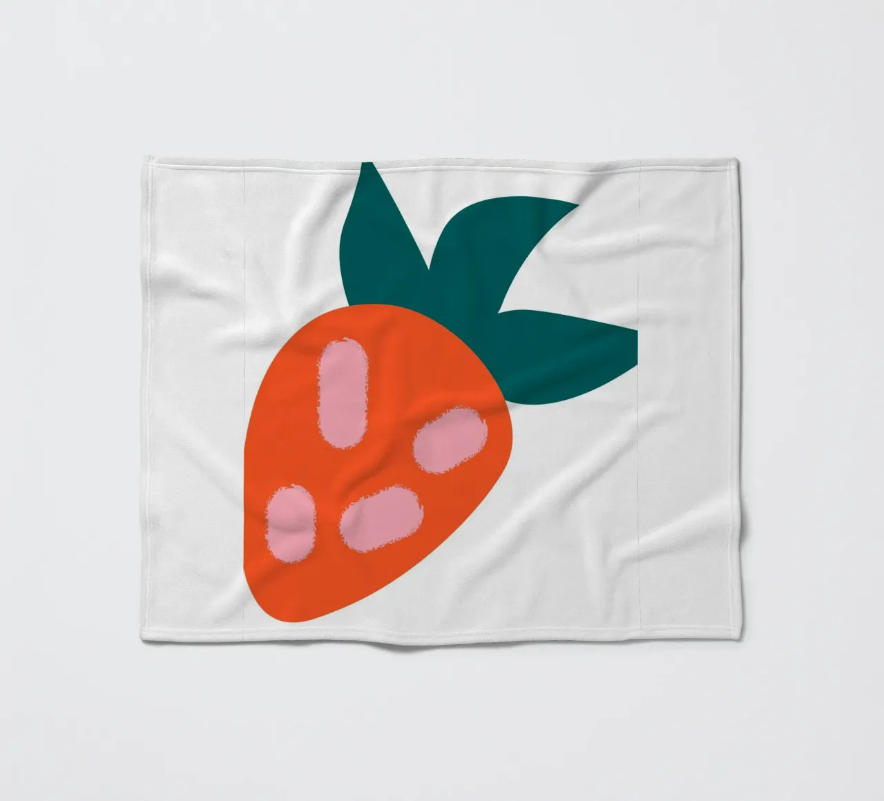 Strawberry fleecedeken van LisaArtes