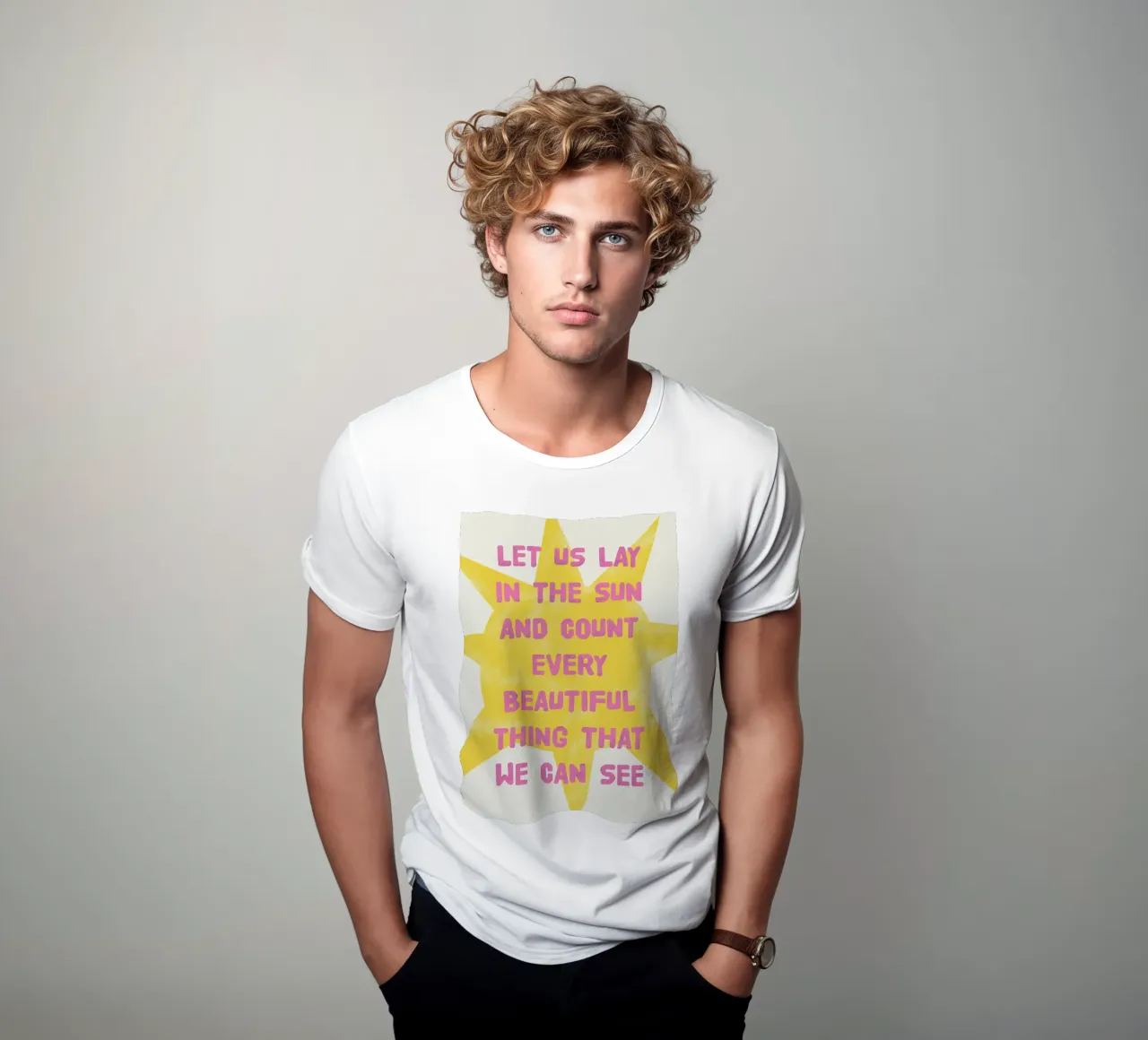 Let us lay in the sun t-shirt da thesoulhugclub