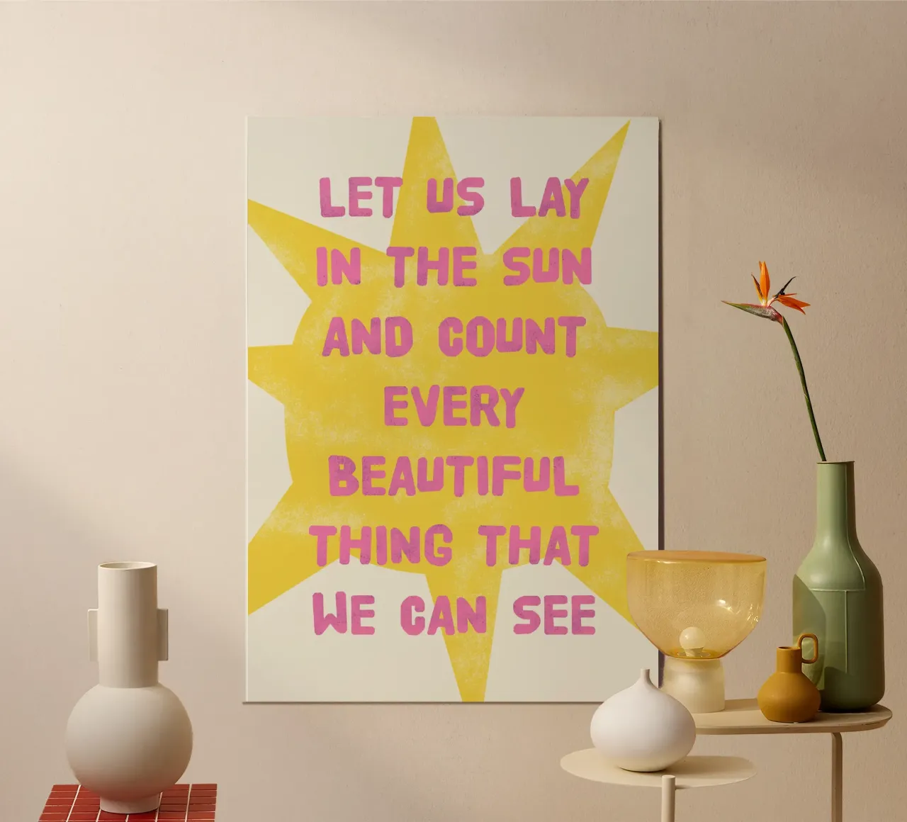 Let us lay in the sun alluminio dibond da thesoulhugclub