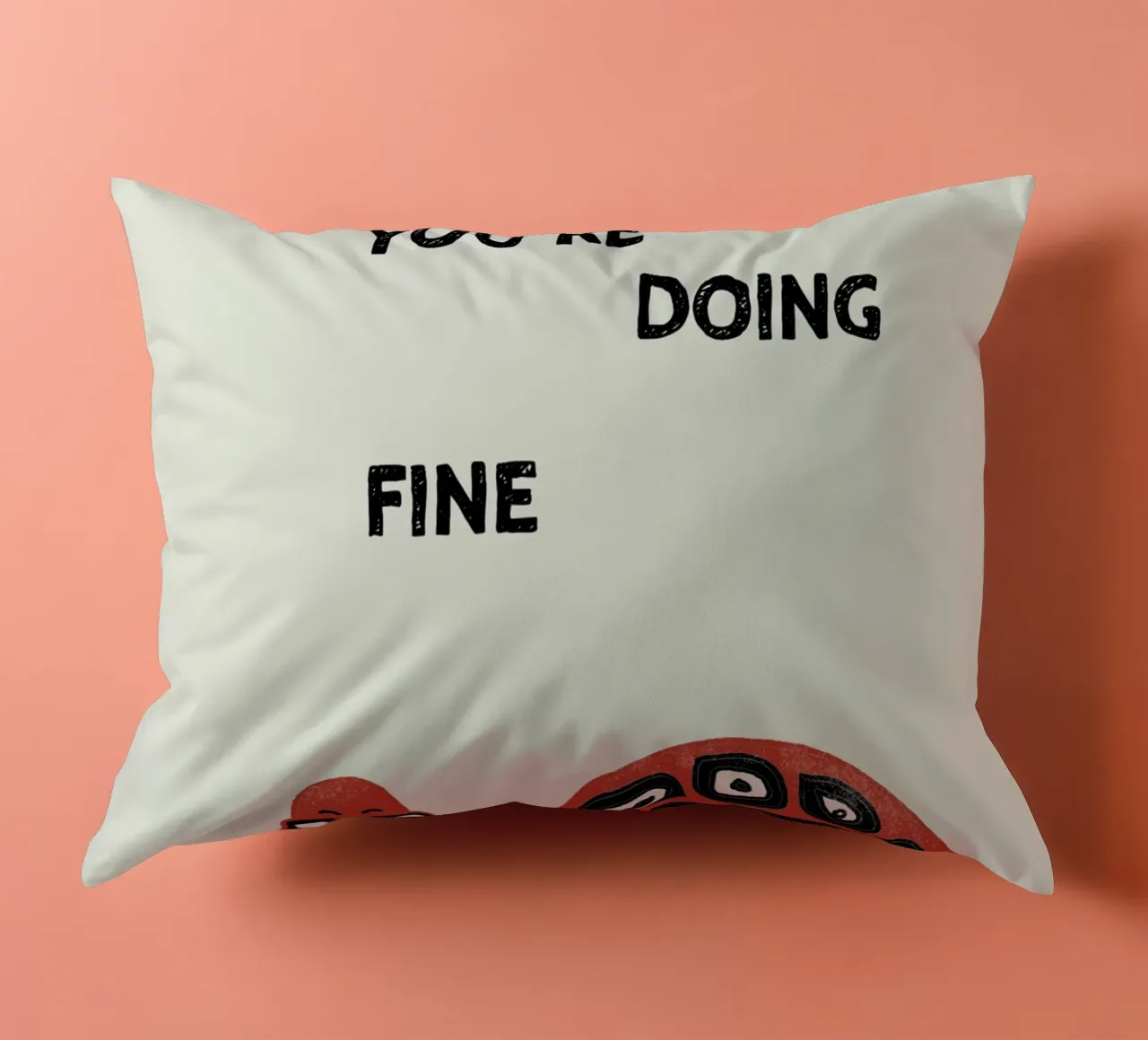 slow down turtle cuscino da thesoulhugclub