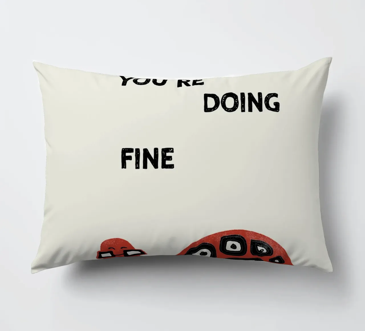 slow down turtle cuscino da thesoulhugclub