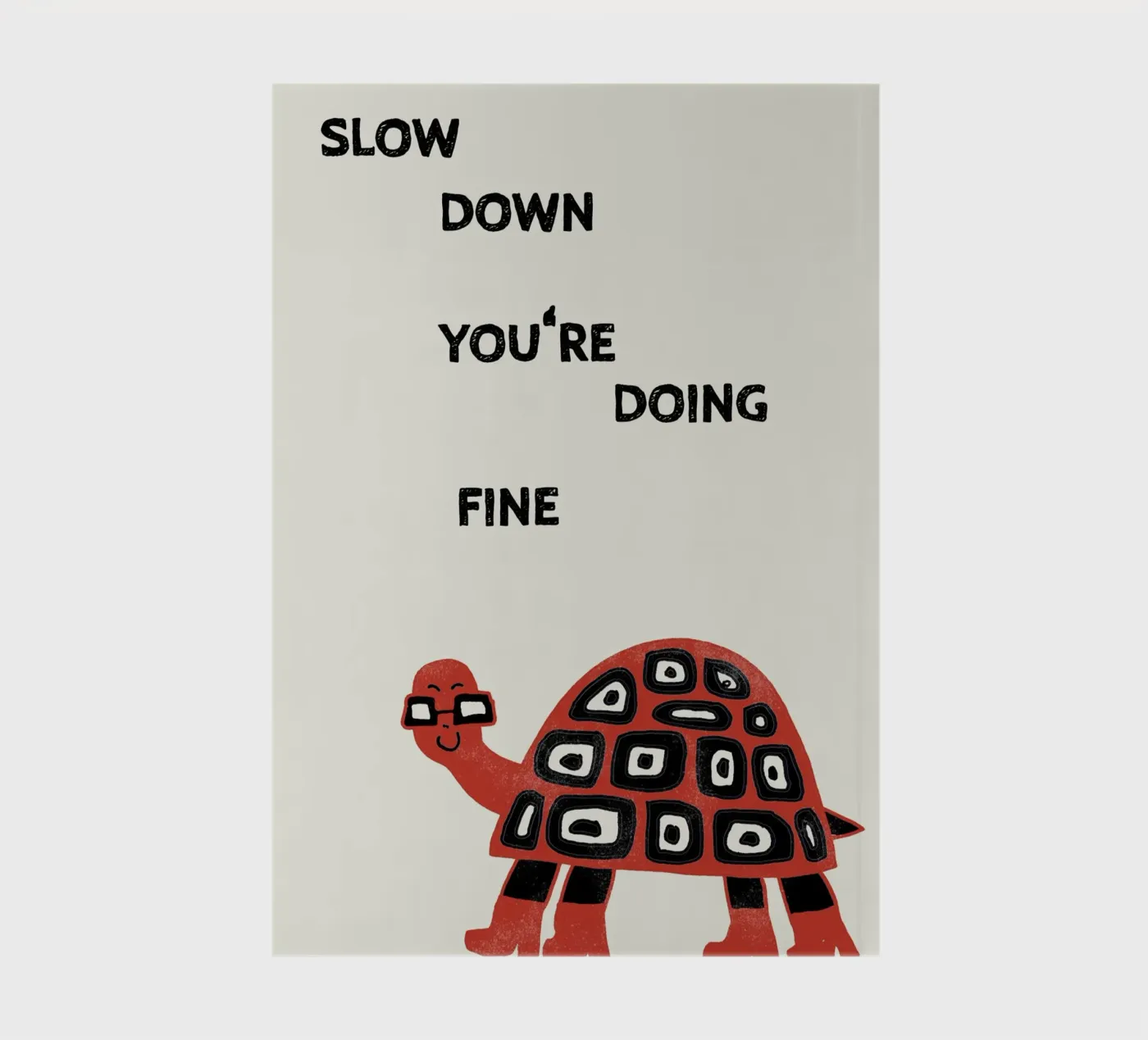 slow down turtle notebook by thesoulhugclub