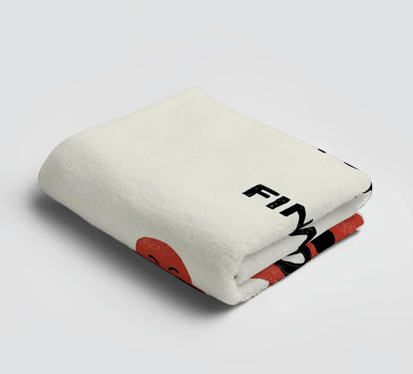 slow down turtle badhanddoek van thesoulhugclub