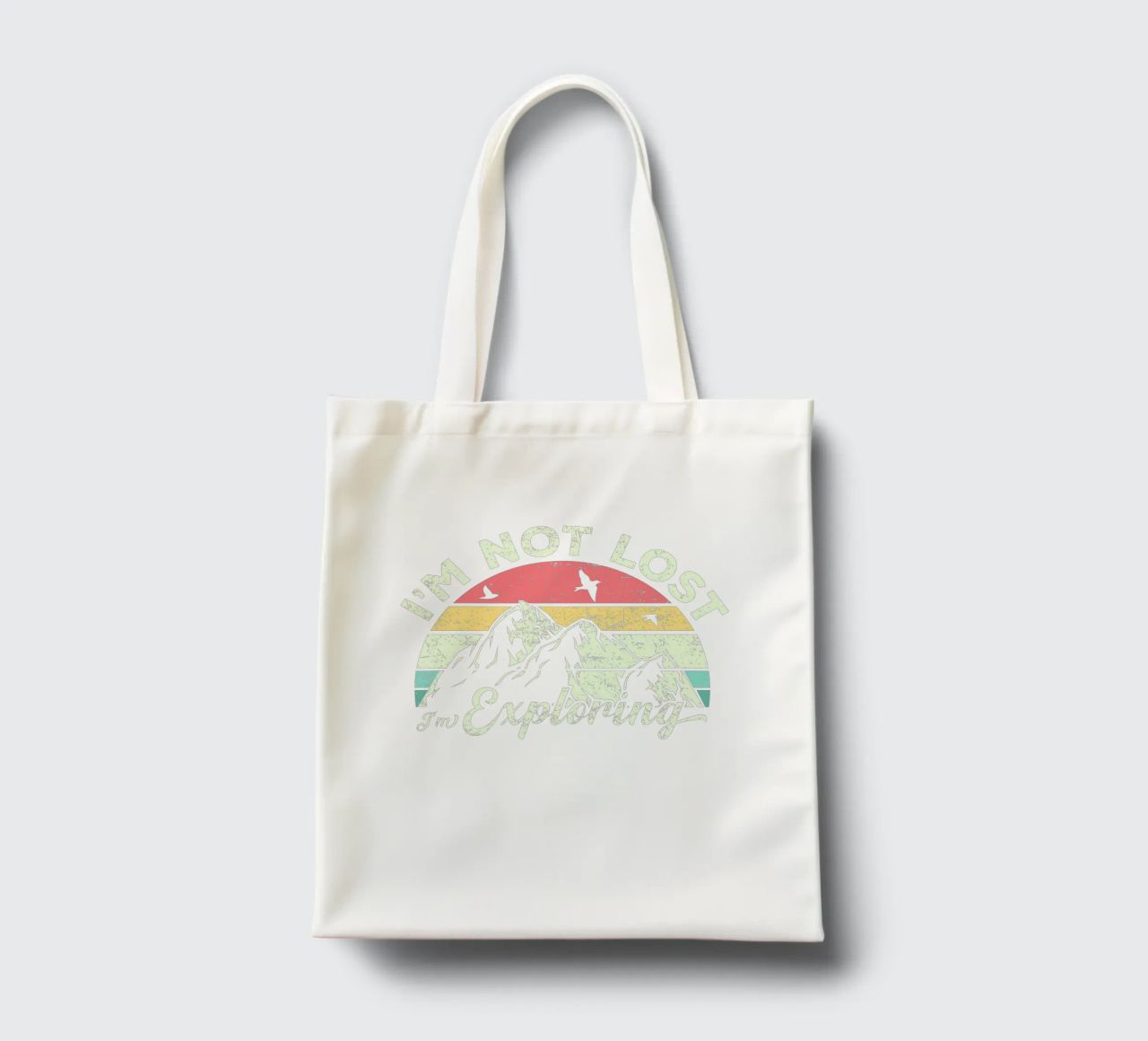 I'm not lost, I'm exploring. borsa in juta da edsonramosart