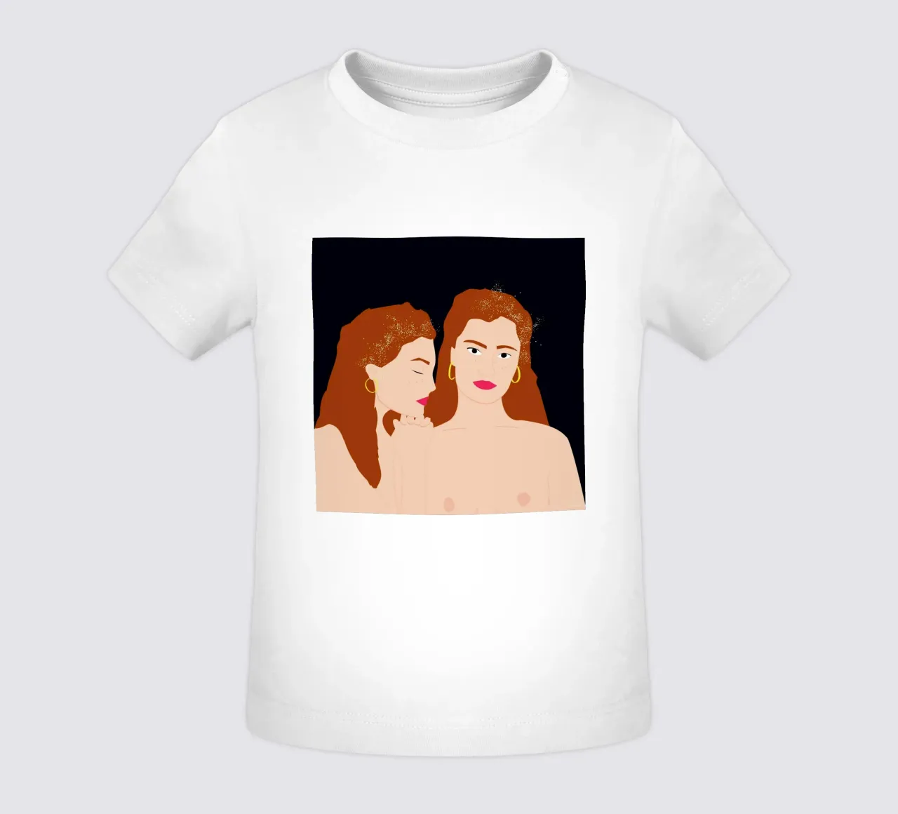 Love Yourself baby t-shirt by Céleste Wallaert