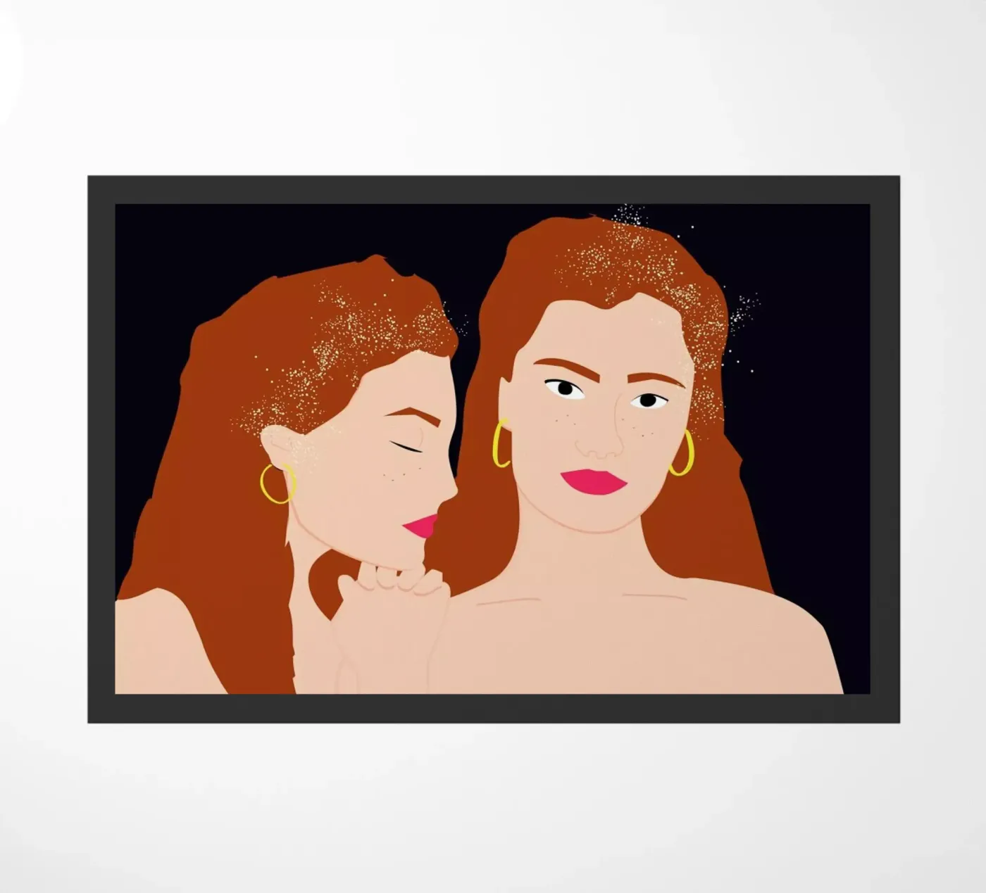 Love Yourself paillasson de Céleste Wallaert