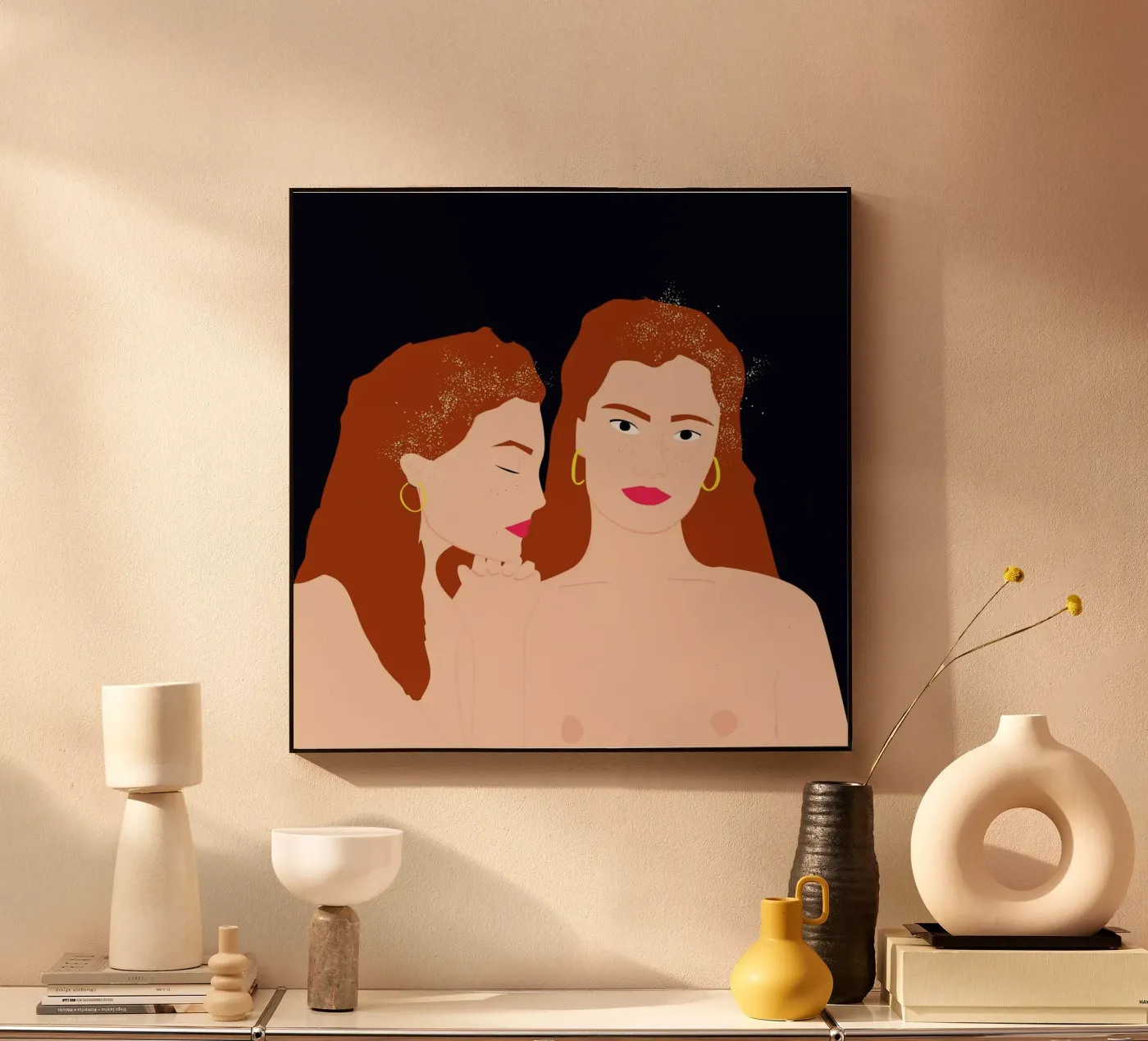 Love Yourself plexiglas de Céleste Wallaert