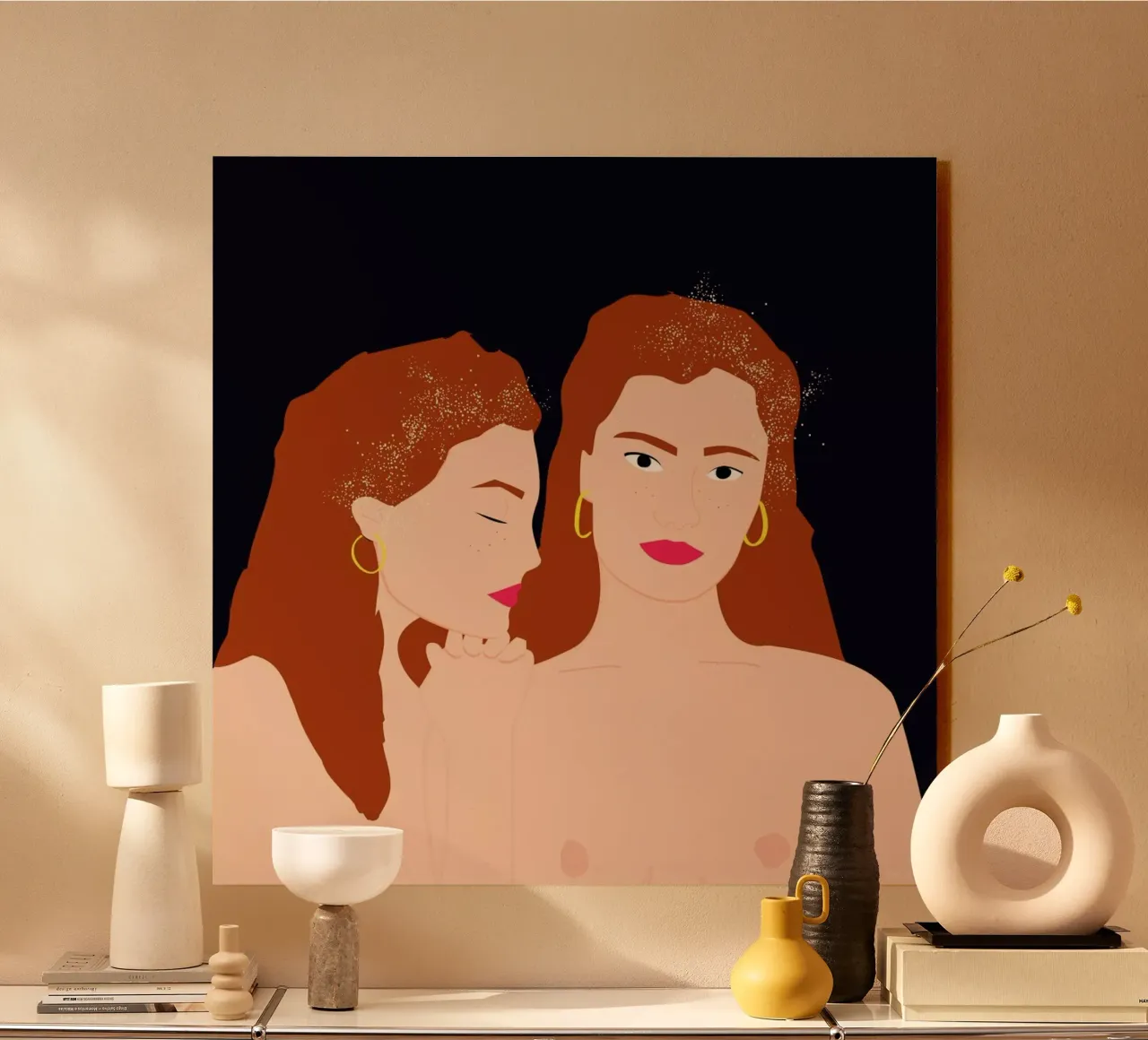 Love Yourself plexiglass da Céleste Wallaert