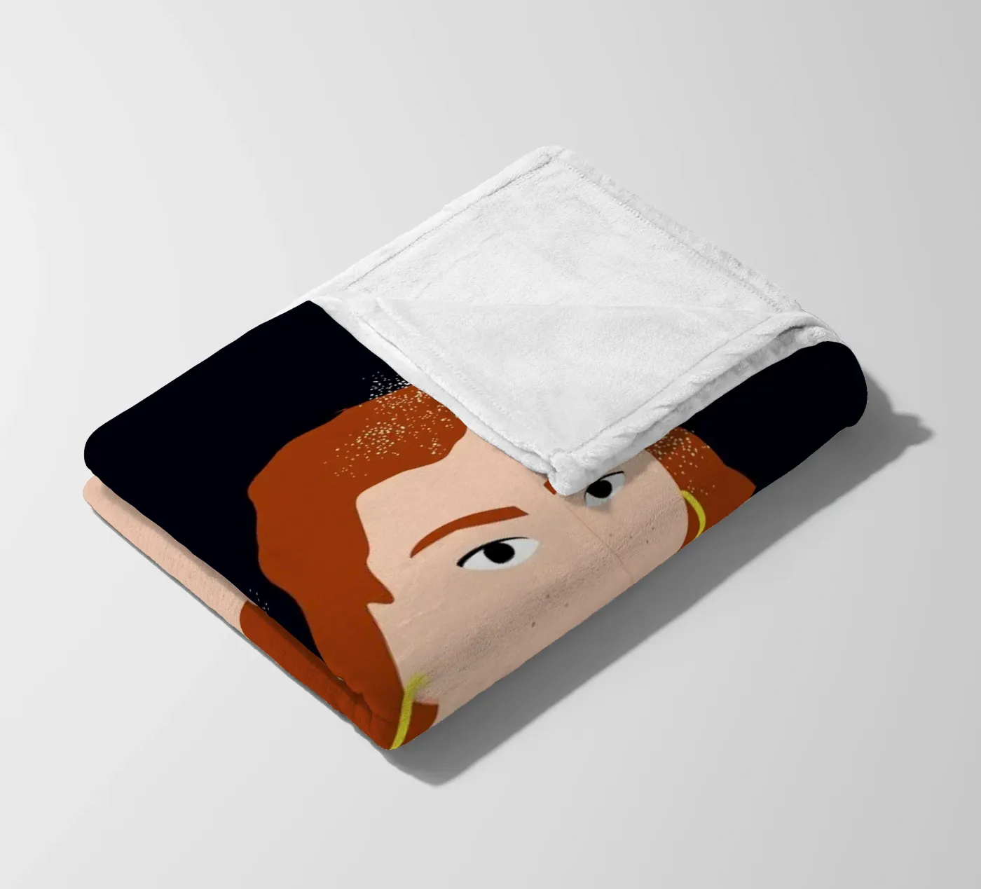 Love Yourself fleece blanket by Céleste Wallaert