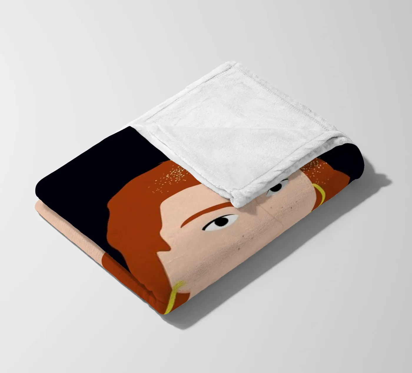 Love Yourself fleece blanket by Céleste Wallaert