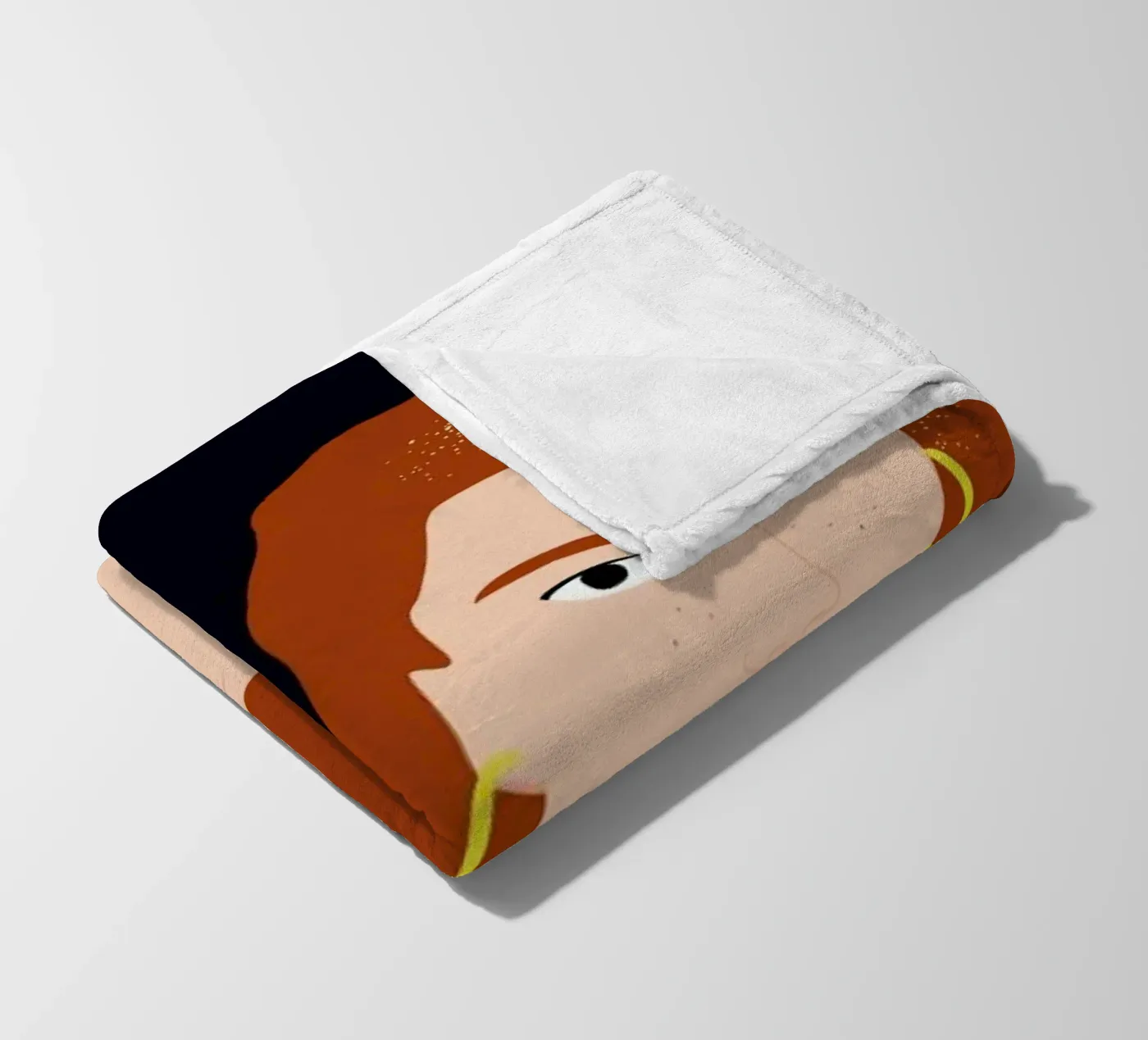 Love Yourself fleece blanket by Céleste Wallaert