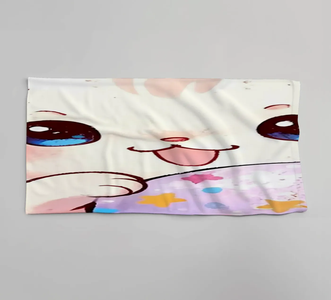 Easter Egg Cute Cat towel by LM2Kone