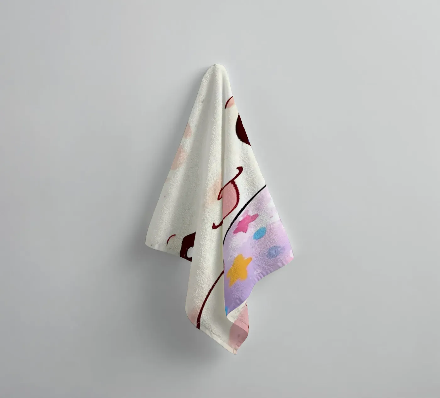 Easter Egg Cute Cat towel by LM2Kone