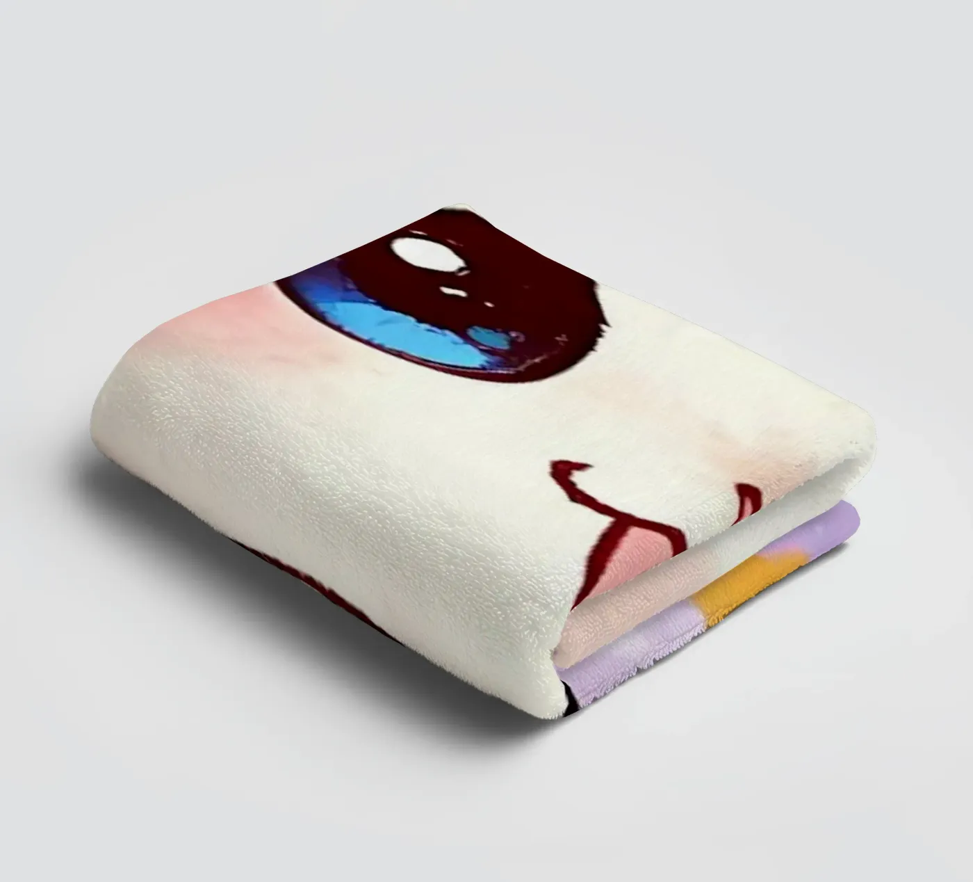 Easter Egg Cute Cat towel by LM2Kone