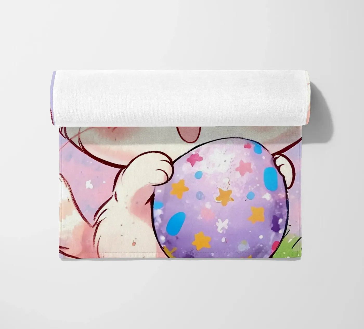 Uovo di Pasqua gatto carino telo mare da LM2Kone