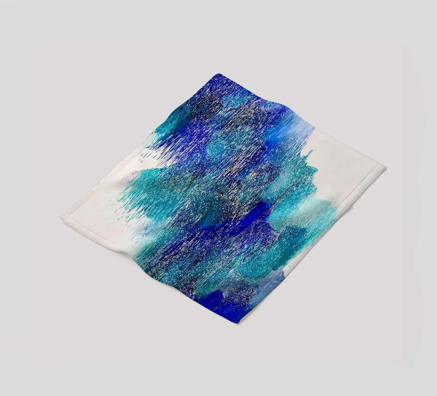 Abstract pixel art fleecedeken van Katja Stehle Design