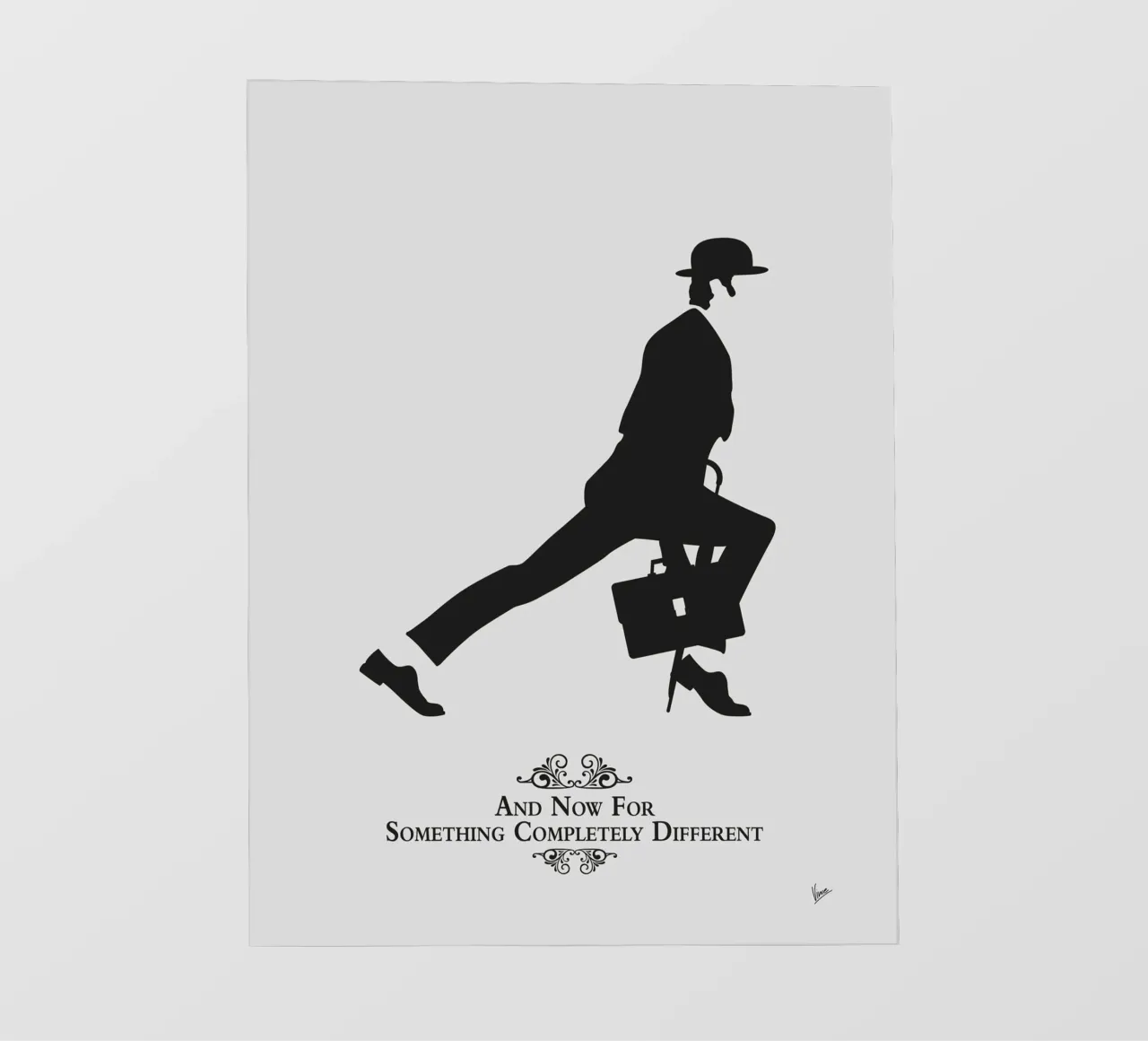 N03 The Ministry of Silly Walks telo in pvc da Silly Art