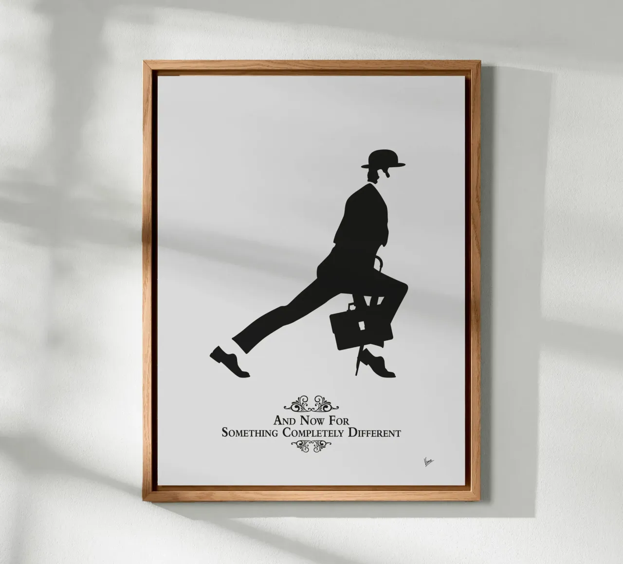 N03 The Ministry of Silly Walks alluminio dibond da Silly Art