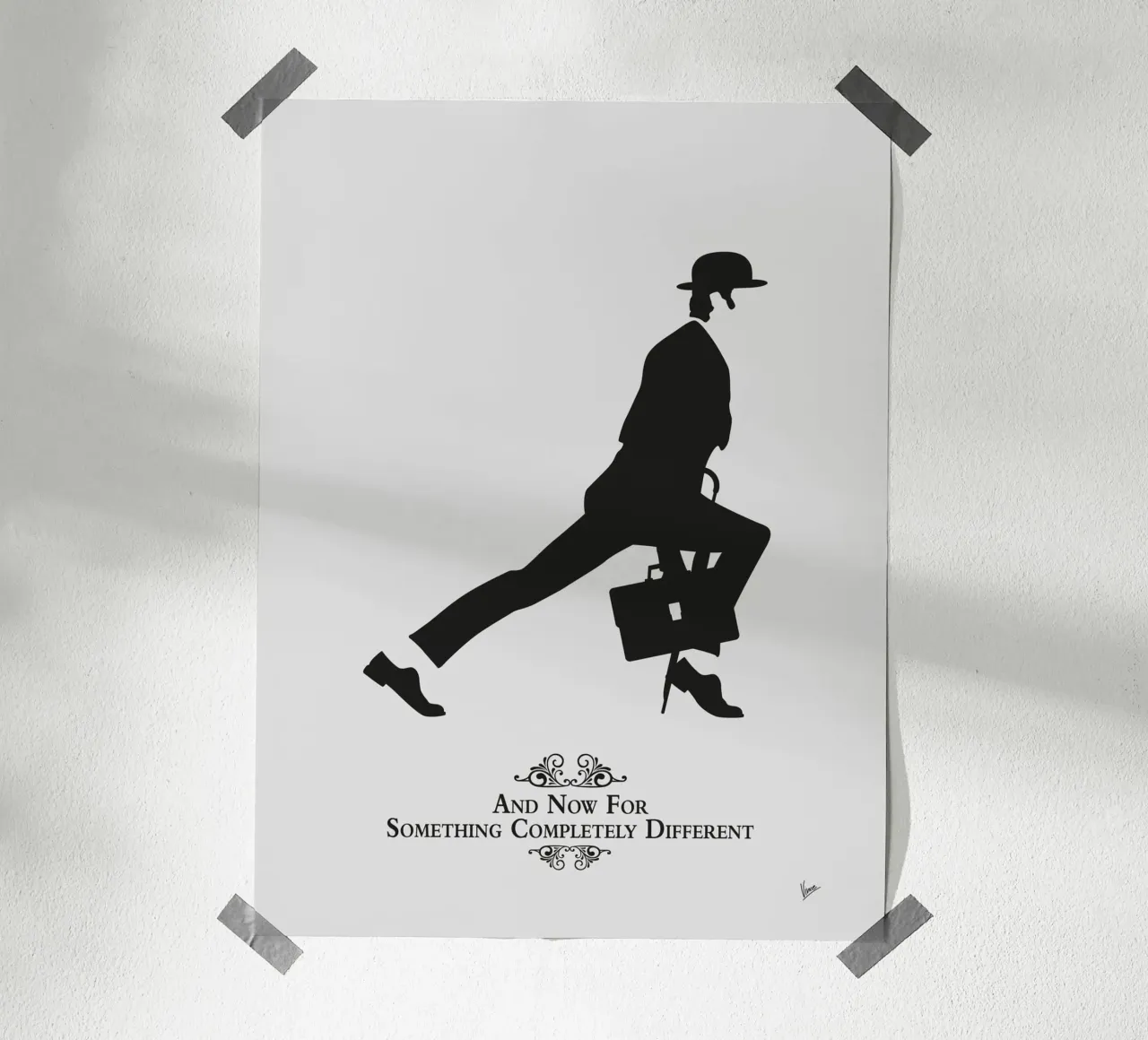 N03 The Ministry of Silly Walks carta hahnemühle da Silly Art