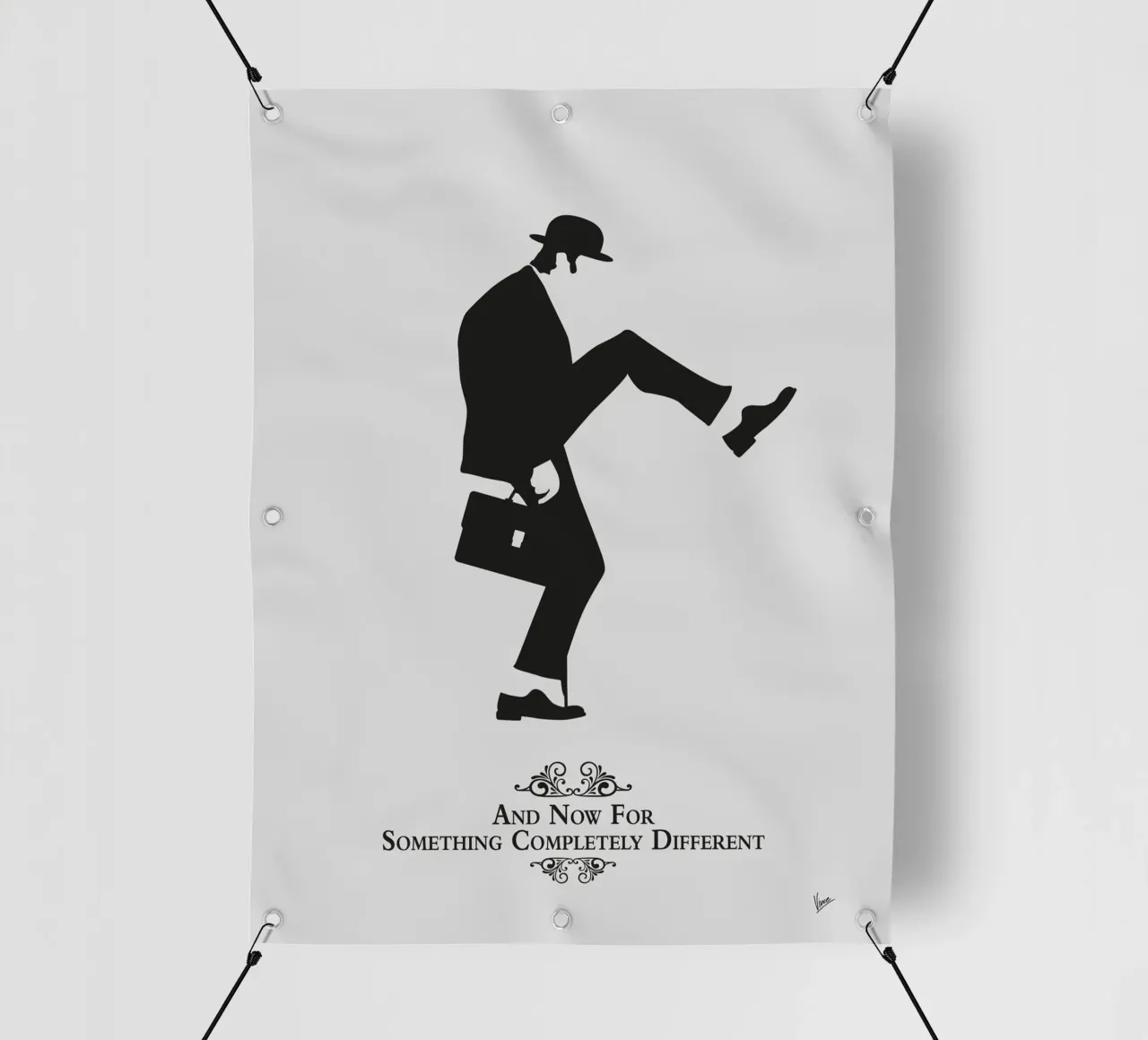 N04 The Ministry of Silly Walks telo in pvc da Silly Art