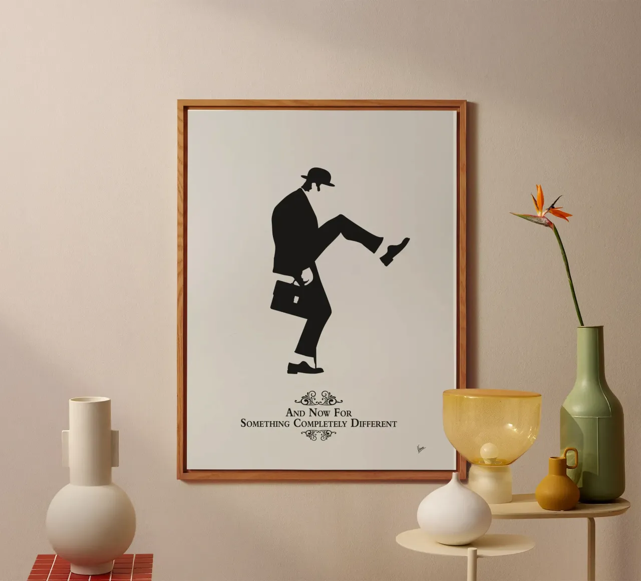 N04 The Ministry of Silly Walks alluminio dibond da Silly Art