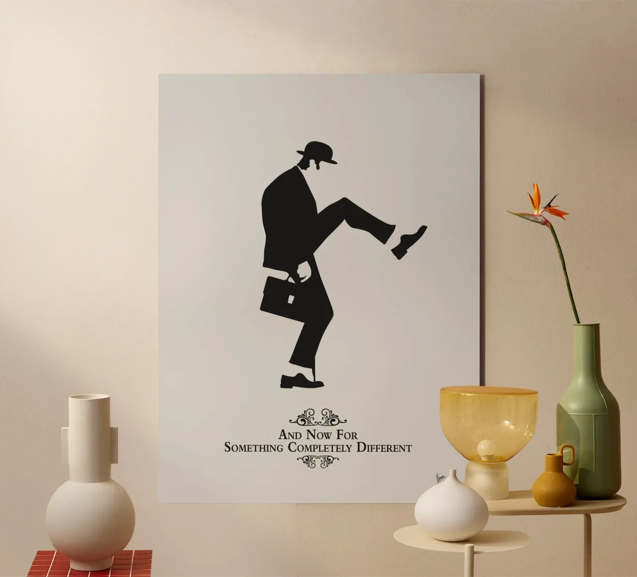 N04 The Ministry of Silly Walks alluminio dibond da Silly Art