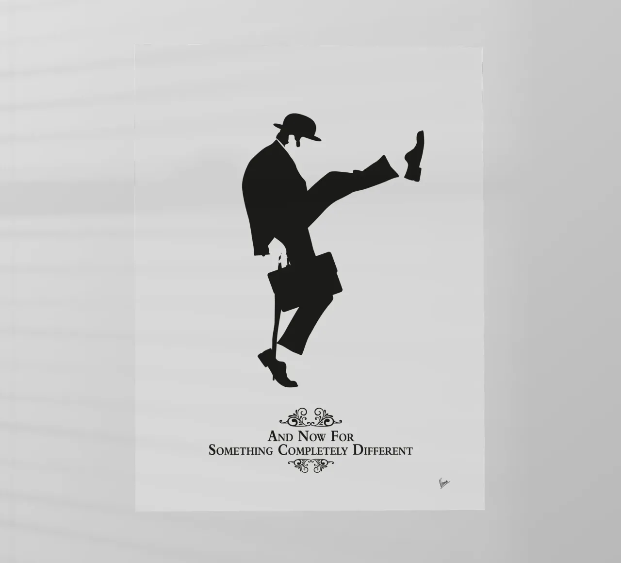 N01 The Ministry of Silly Walks pellicola backlit da Silly Art