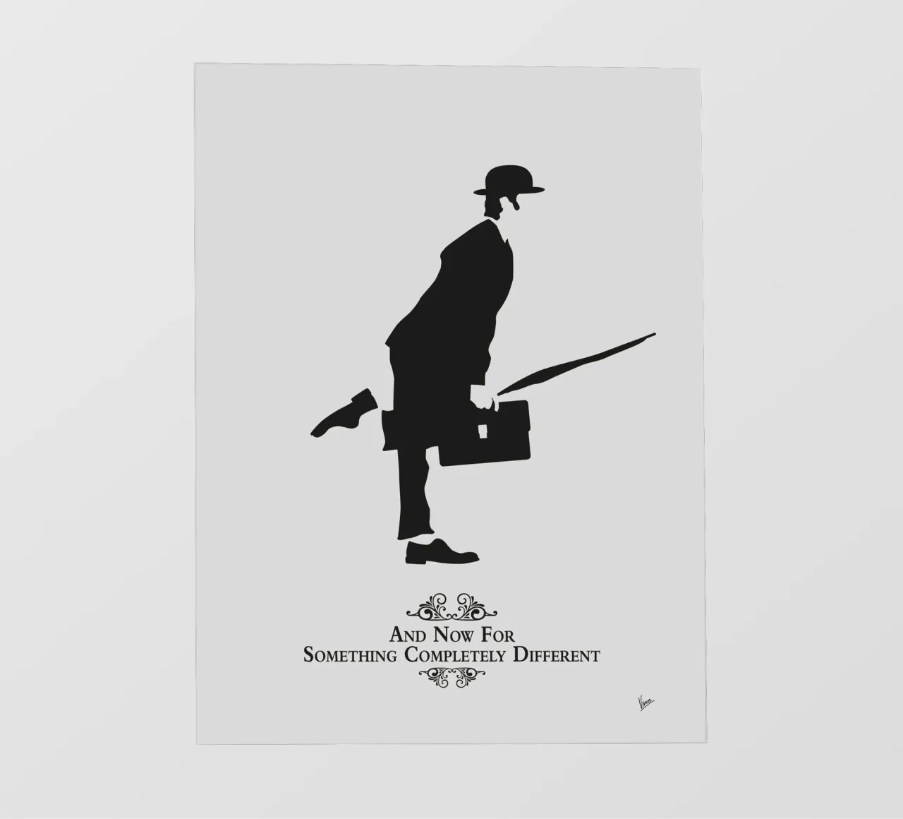N02 The Ministry of Silly Walks telo in pvc da Silly Art