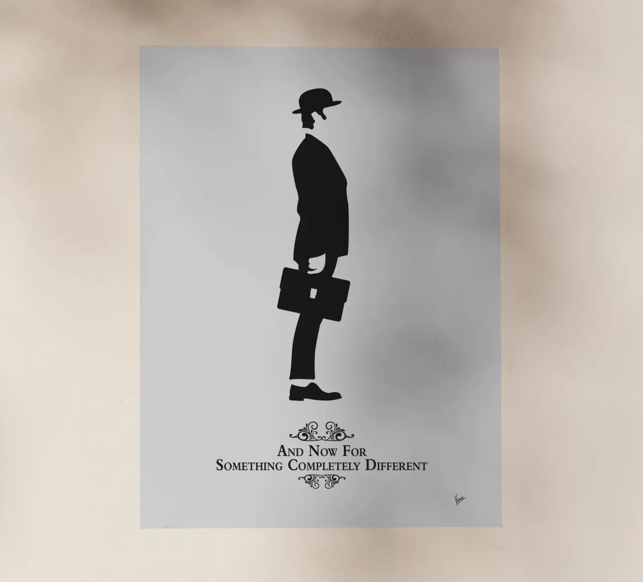 N06 The Ministry of Silly Walks pellicola backlit da Silly Art