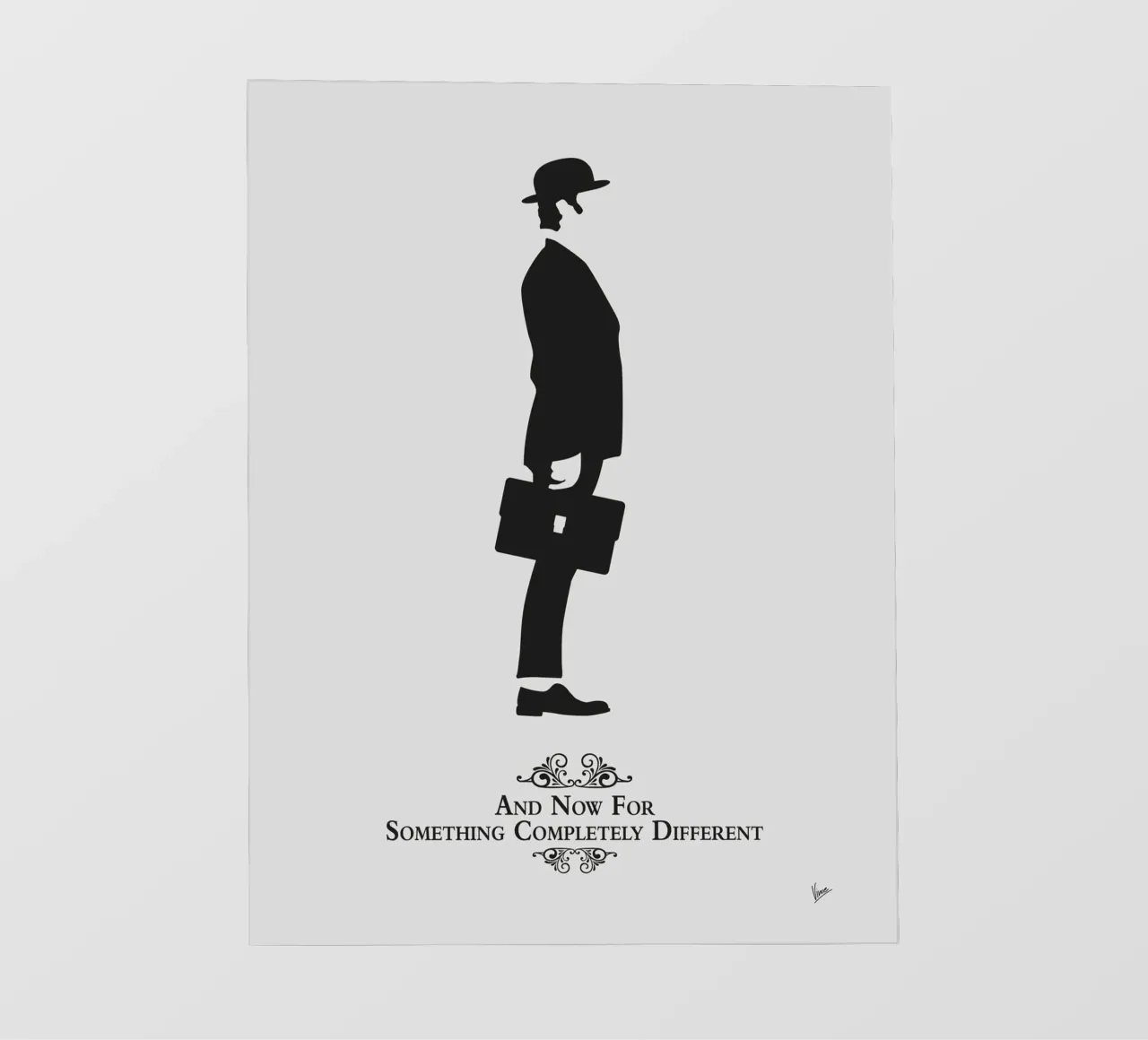 N06 The Ministry of Silly Walks pellicola backlit da Silly Art