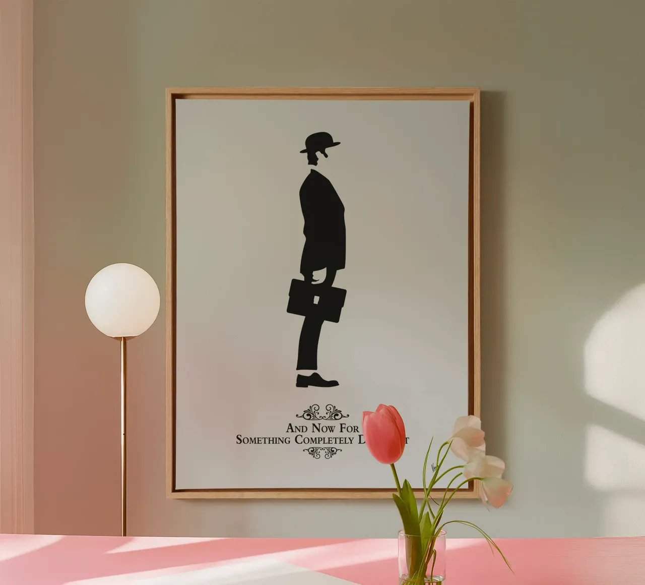N06 The Ministry of Silly Walks tela con Cornice a cassetta da Silly Art