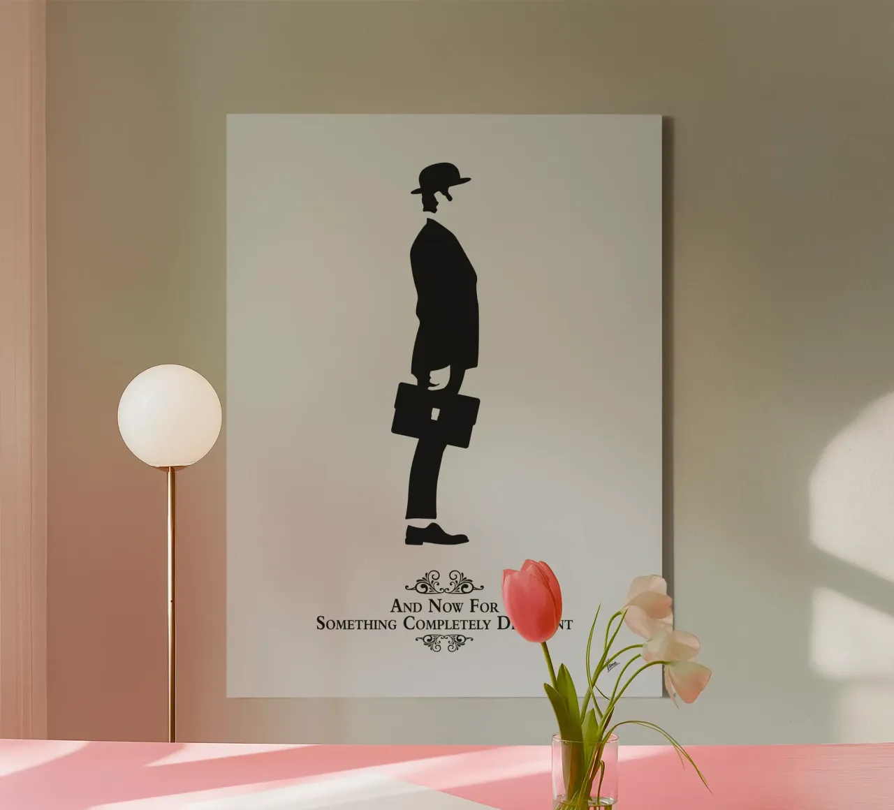 N06 The Ministry of Silly Walks tela con Cornice a cassetta da Silly Art
