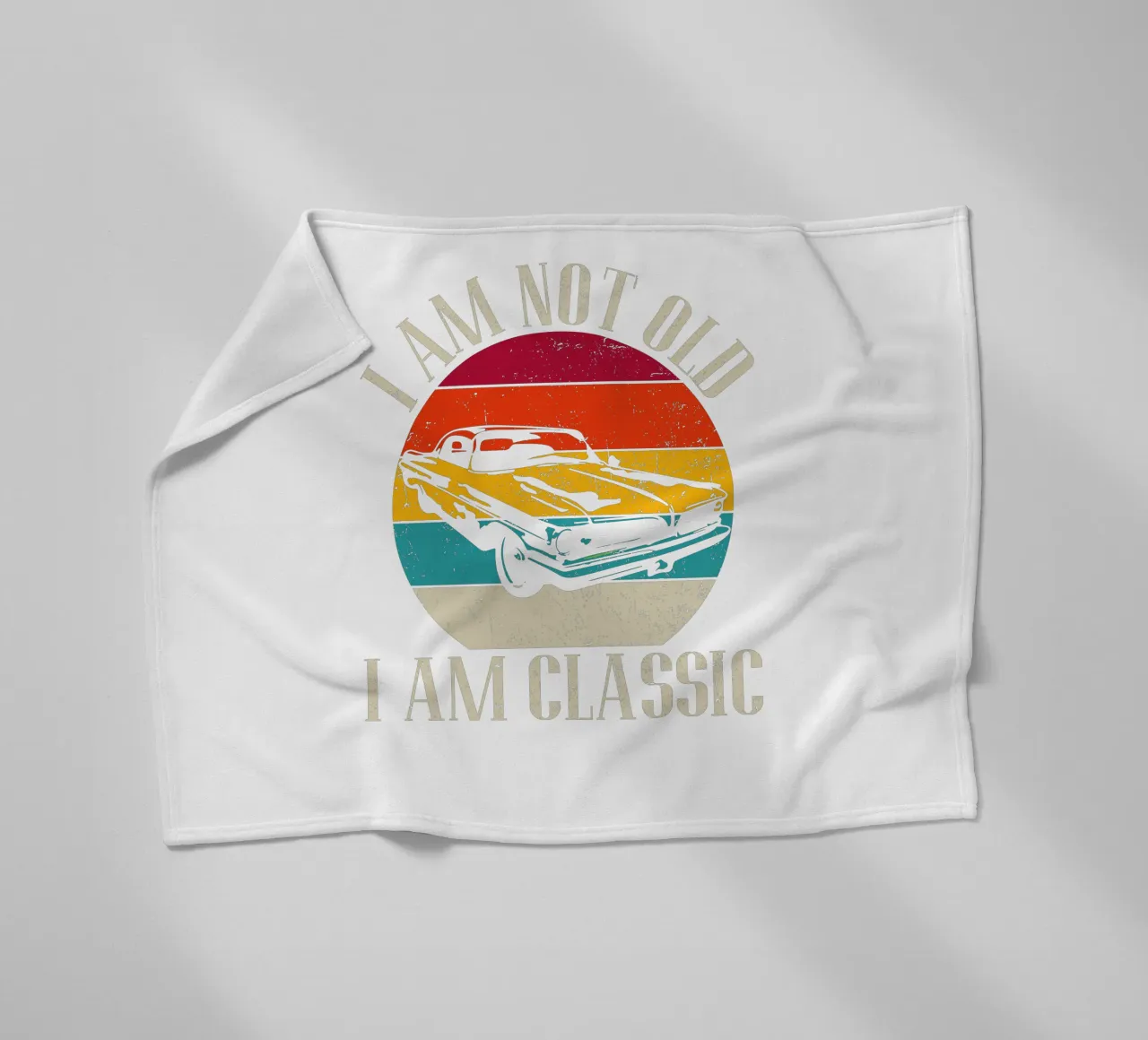 I am not old, I am classic fleece blanket by edsonramosart