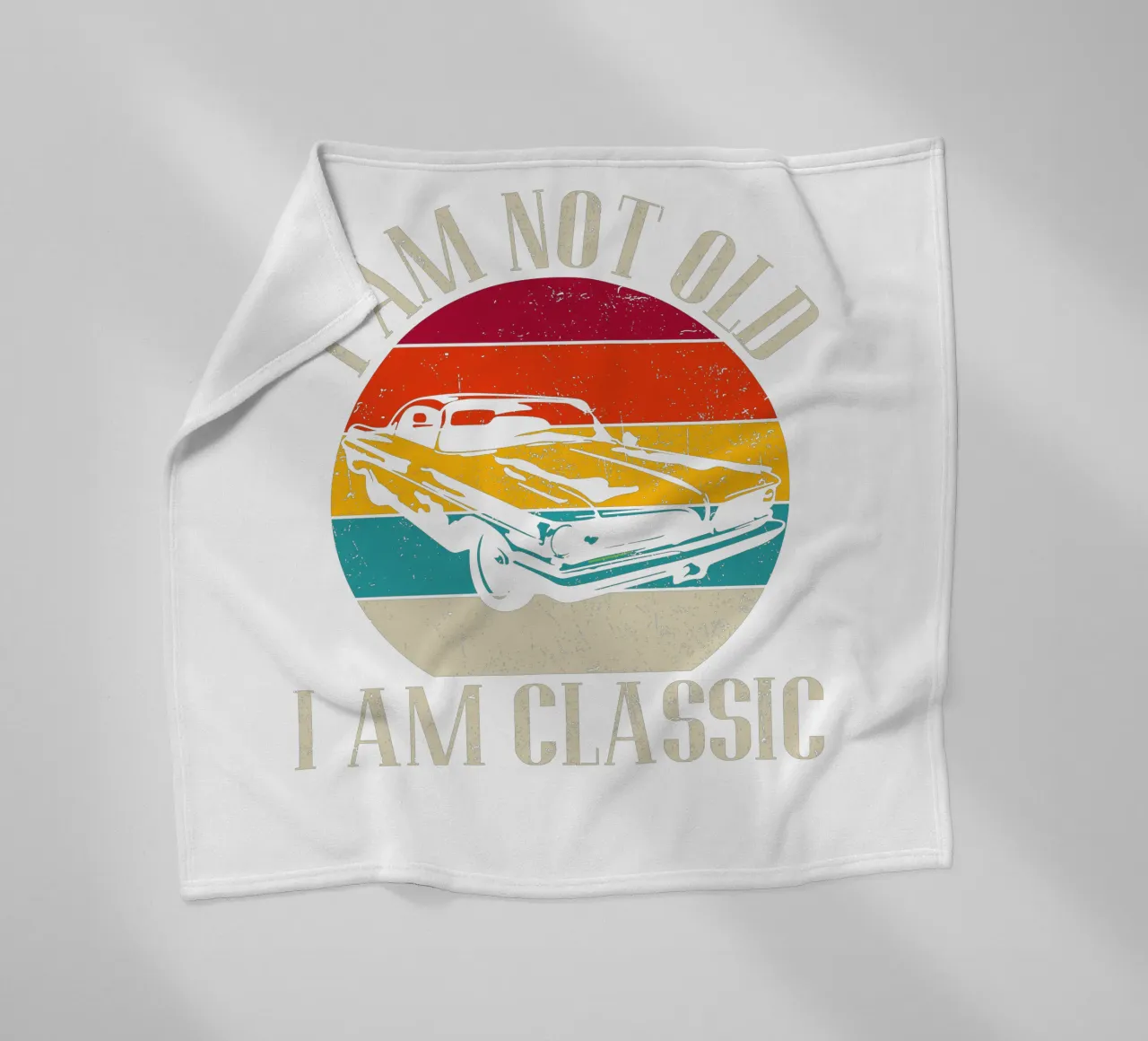 I am not old, I am classic fleece blanket by edsonramosart