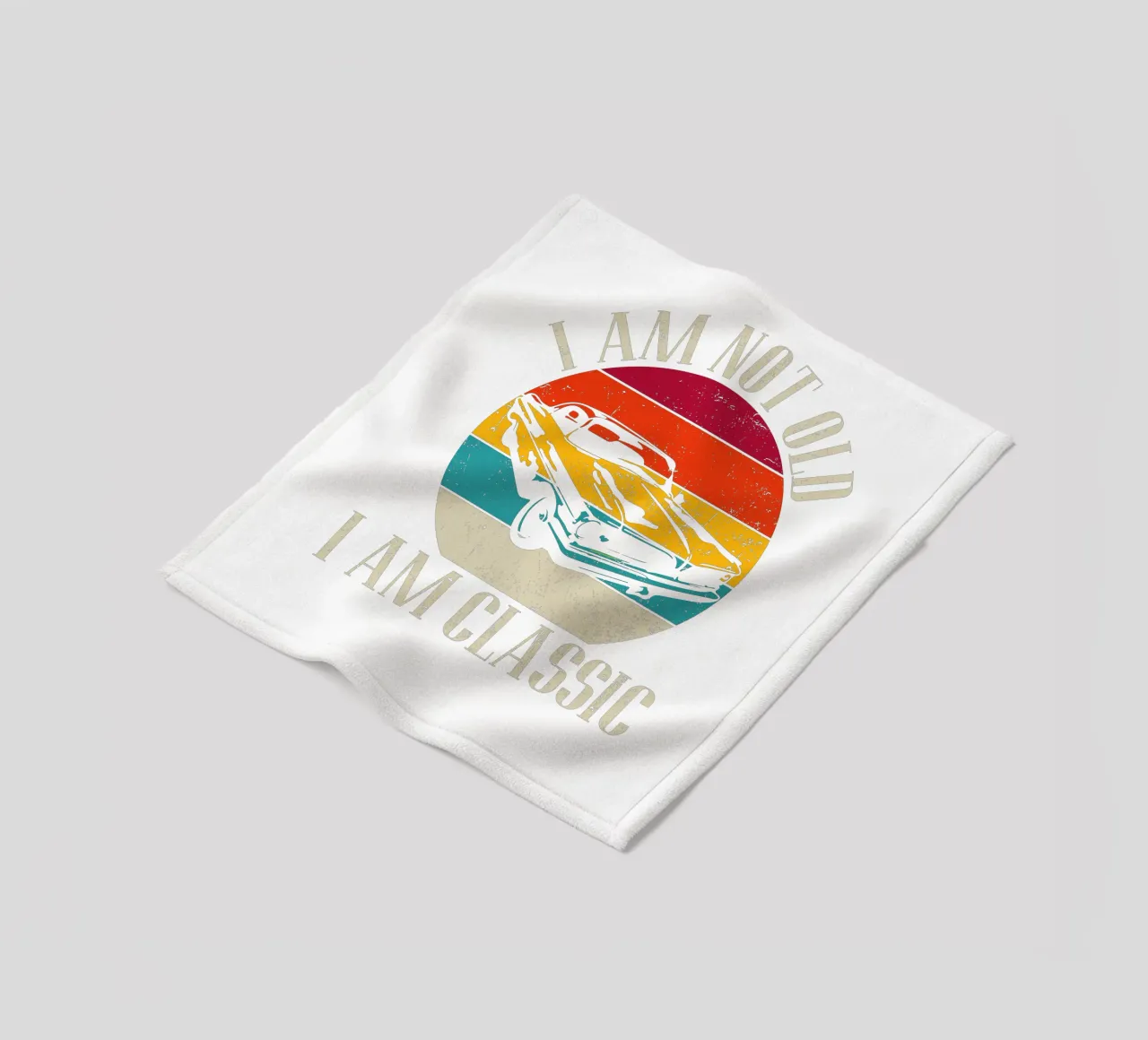 I am not old, I am classic fleece blanket by edsonramosart