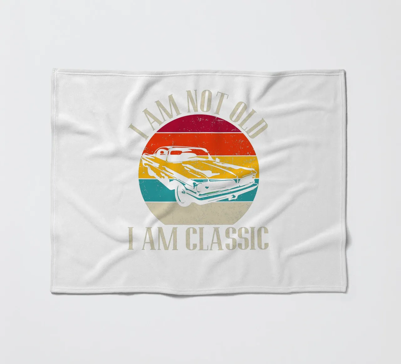 I am not old, I am classic fleece blanket by edsonramosart