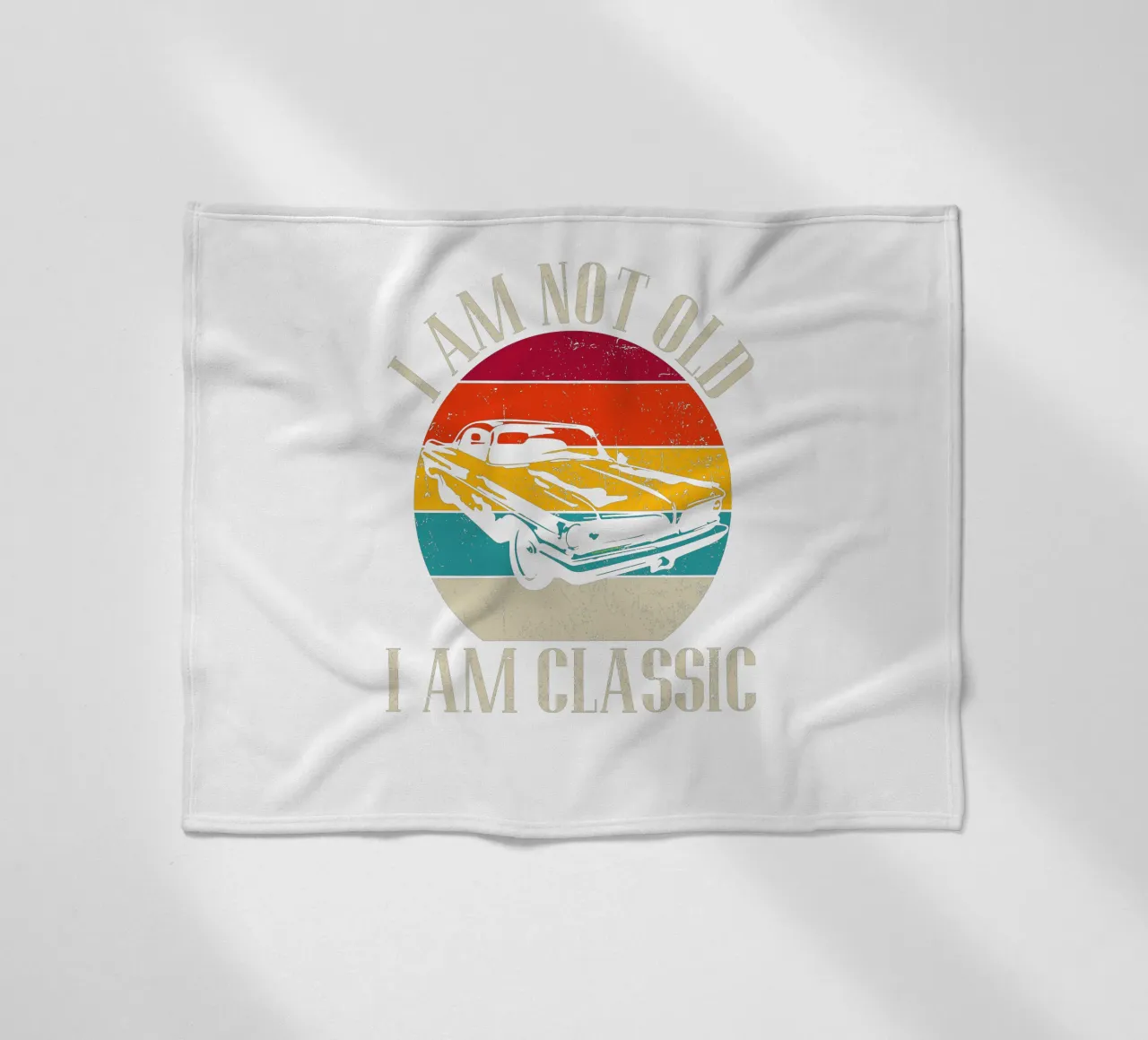 I am not old, I am classic fleece blanket by edsonramosart