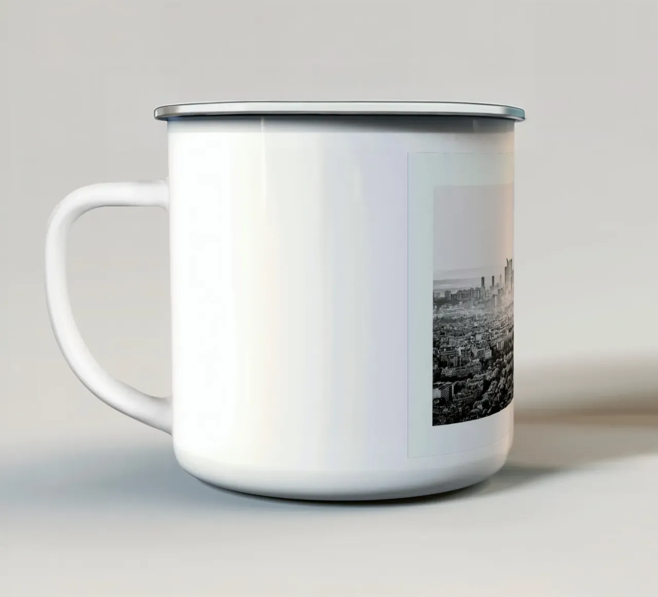Paris Skyline tazza in smalto da METROPOLIS