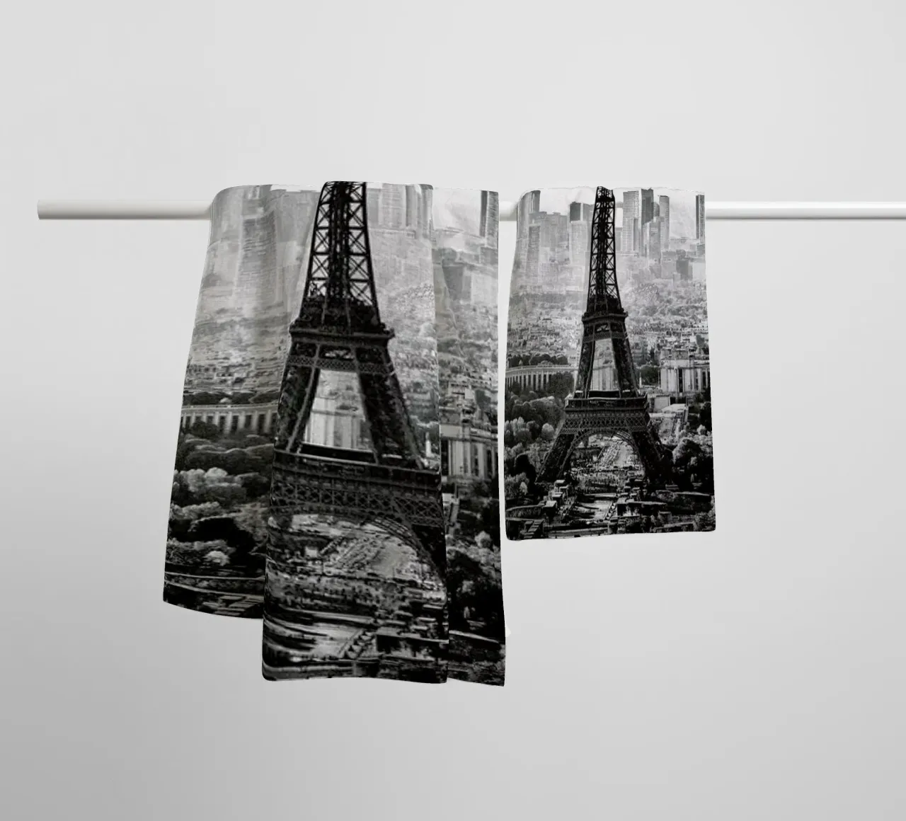 Paris Skyline asciugamano da bagno da METROPOLIS