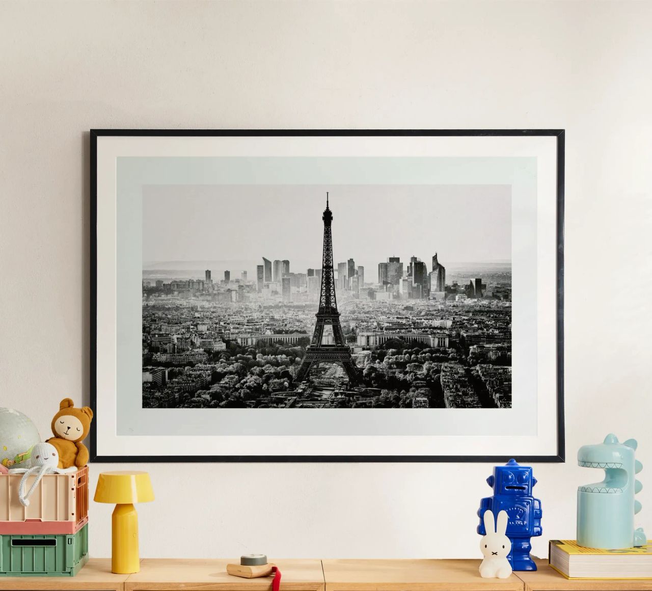 Paris Skyline Poster von METROPOLIS