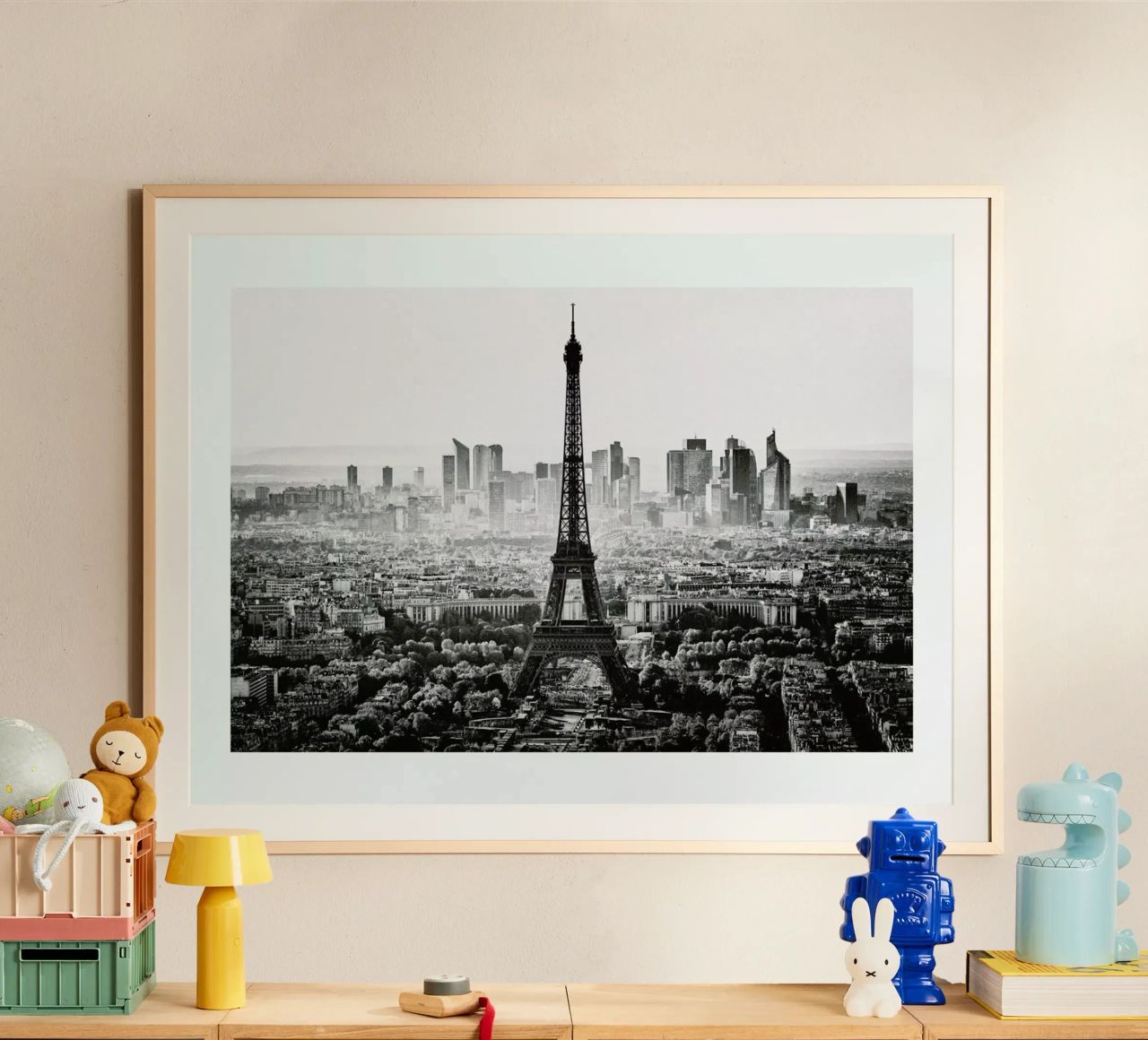 Paris Skyline Poster von METROPOLIS