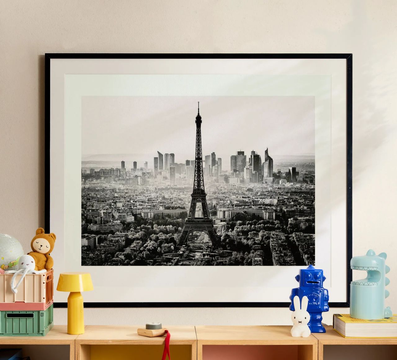 Paris Skyline Poster von METROPOLIS