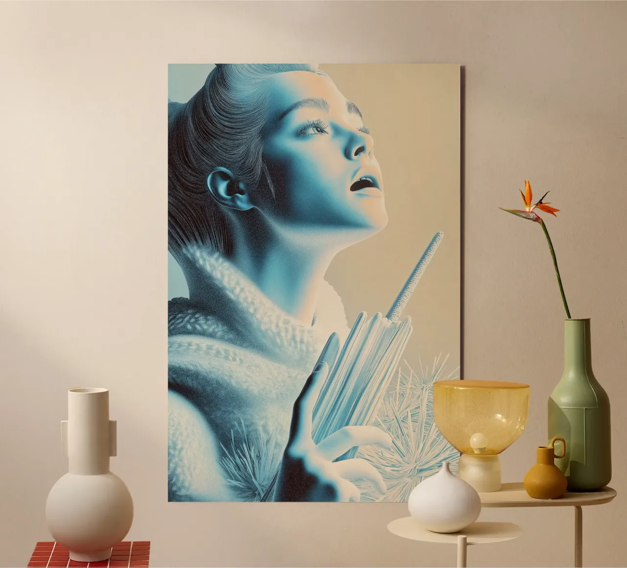 Sguardo celeste alluminio dibond da Synthaira