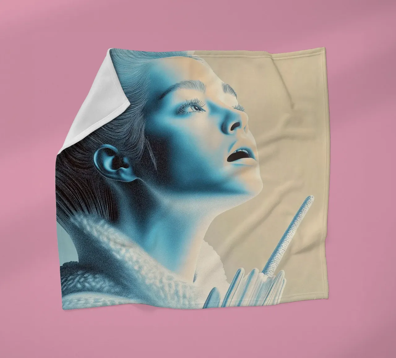 Sguardo celeste coperta in pile da Synthaira